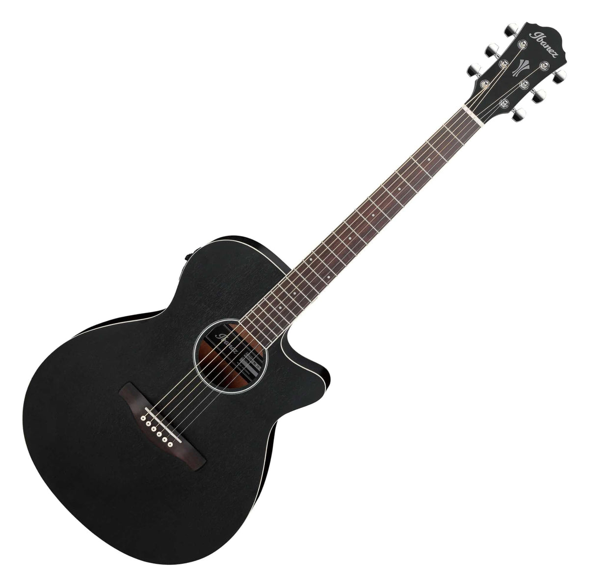 Ibanez Aeg7Mhwk Acoustic Electric Guitar   Weathered Black