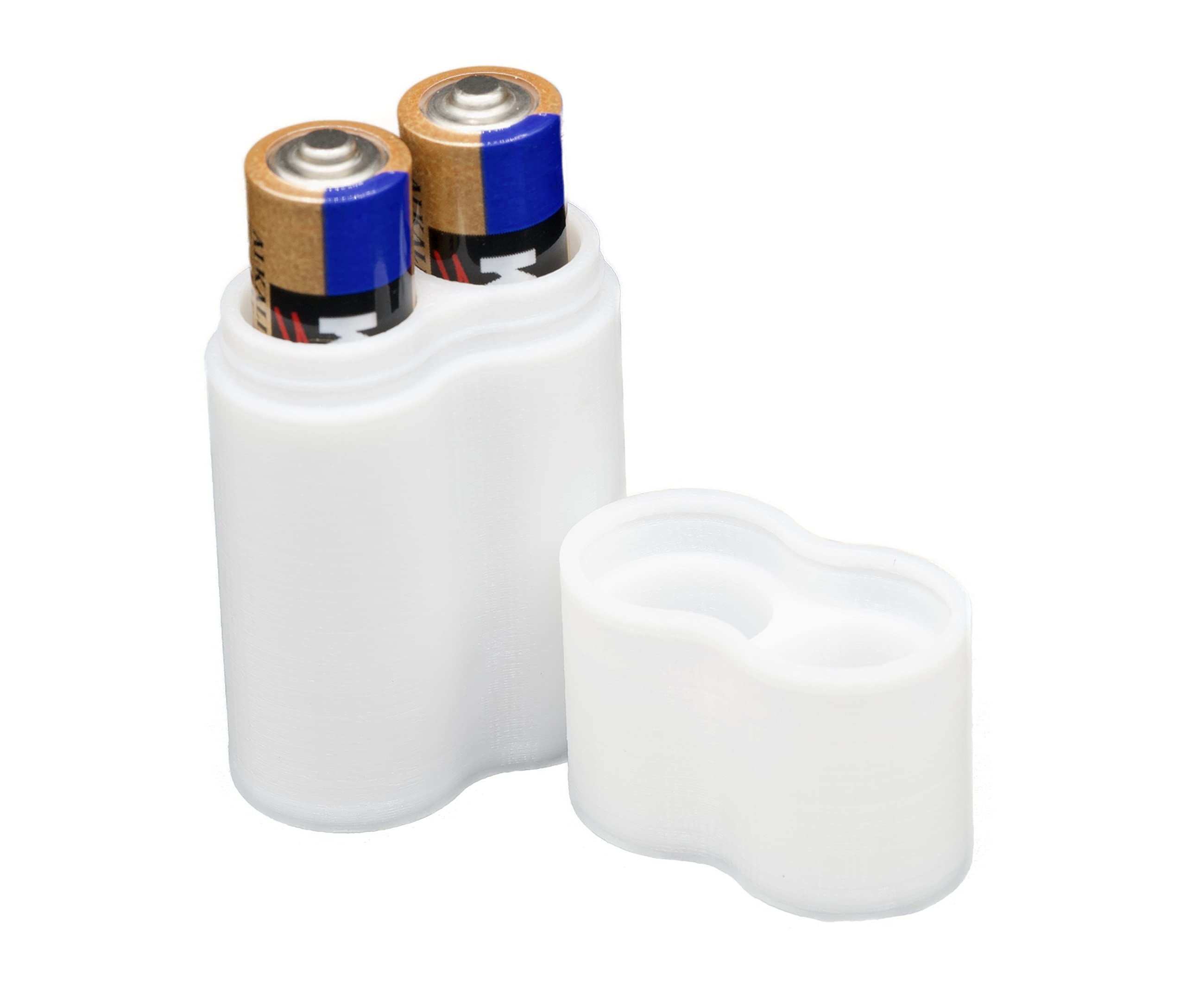 Protect Your Power   Slimline Aaa Battery Case, Soft Durable Material   Pack Of 2 (Holds 2 Batteries)