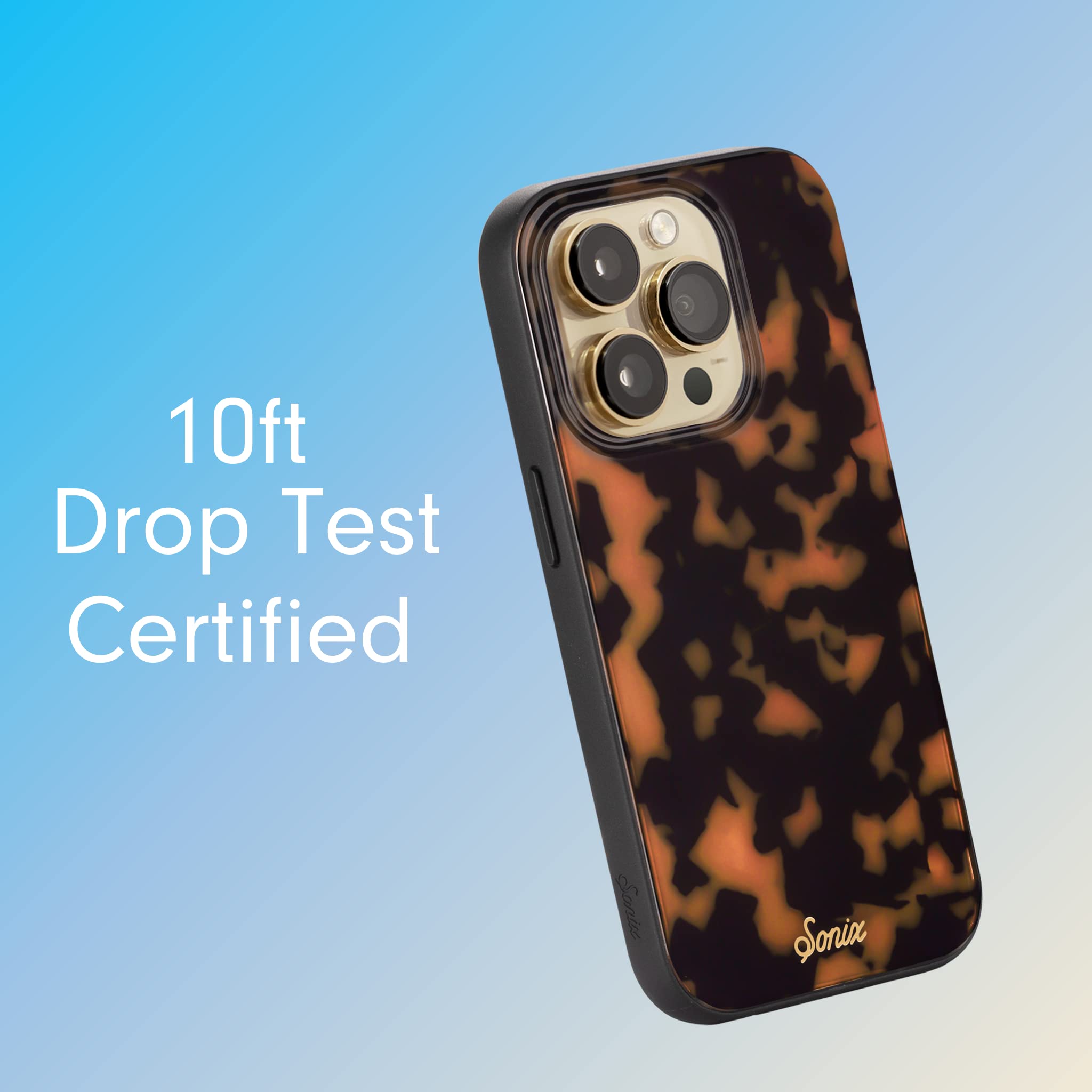 Sonix Case For Iphone 14 Pro Max | Compatible With Magsafe | 10Ft Drop Tested | Tortoise Shell | Brown Tort