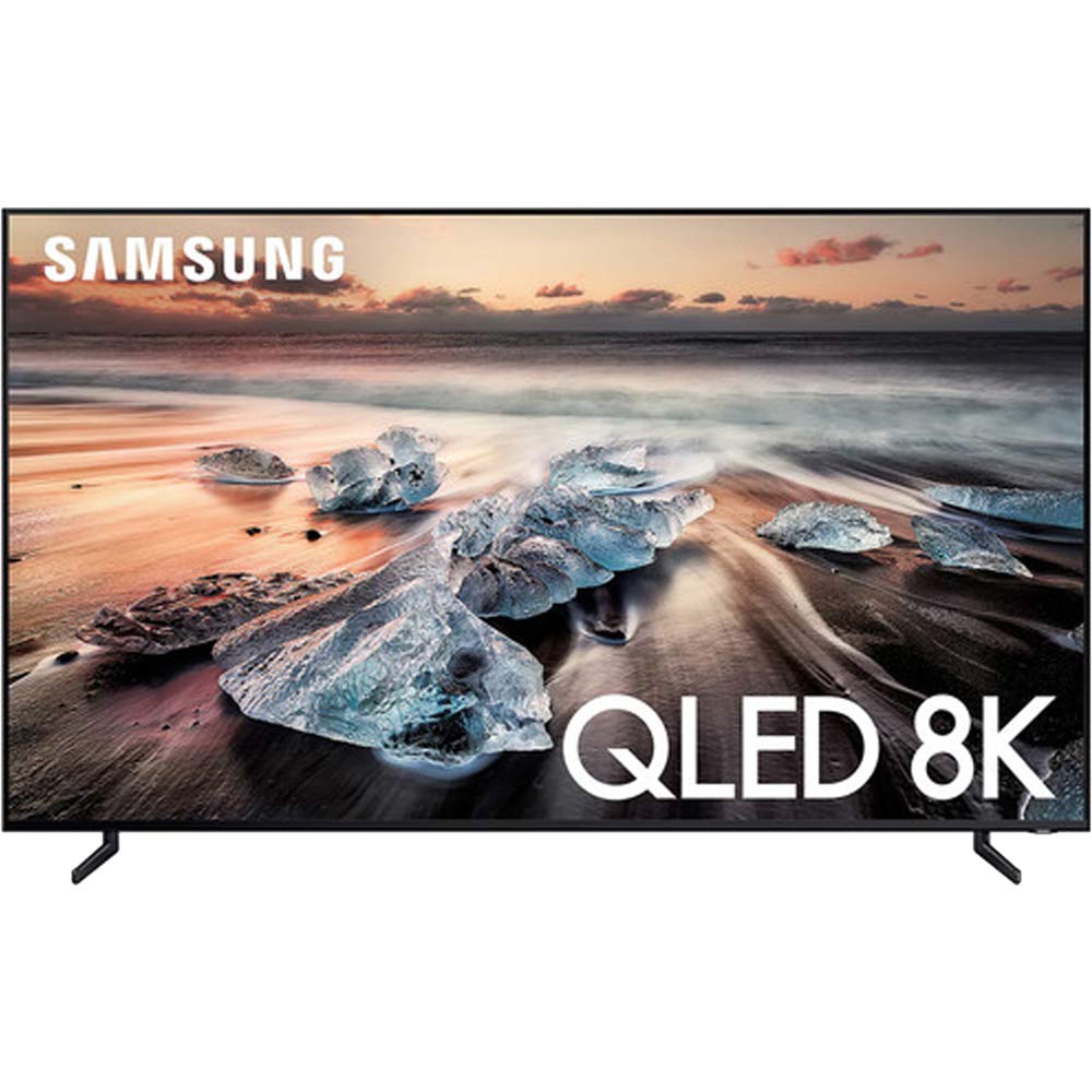 SAMSUNG QN75Q900RBFXZA Flat 75-Inch QLED 8K Q900 Series Ultra HD Smart TV with HDR and Alexa Compatibility (2019 Model)