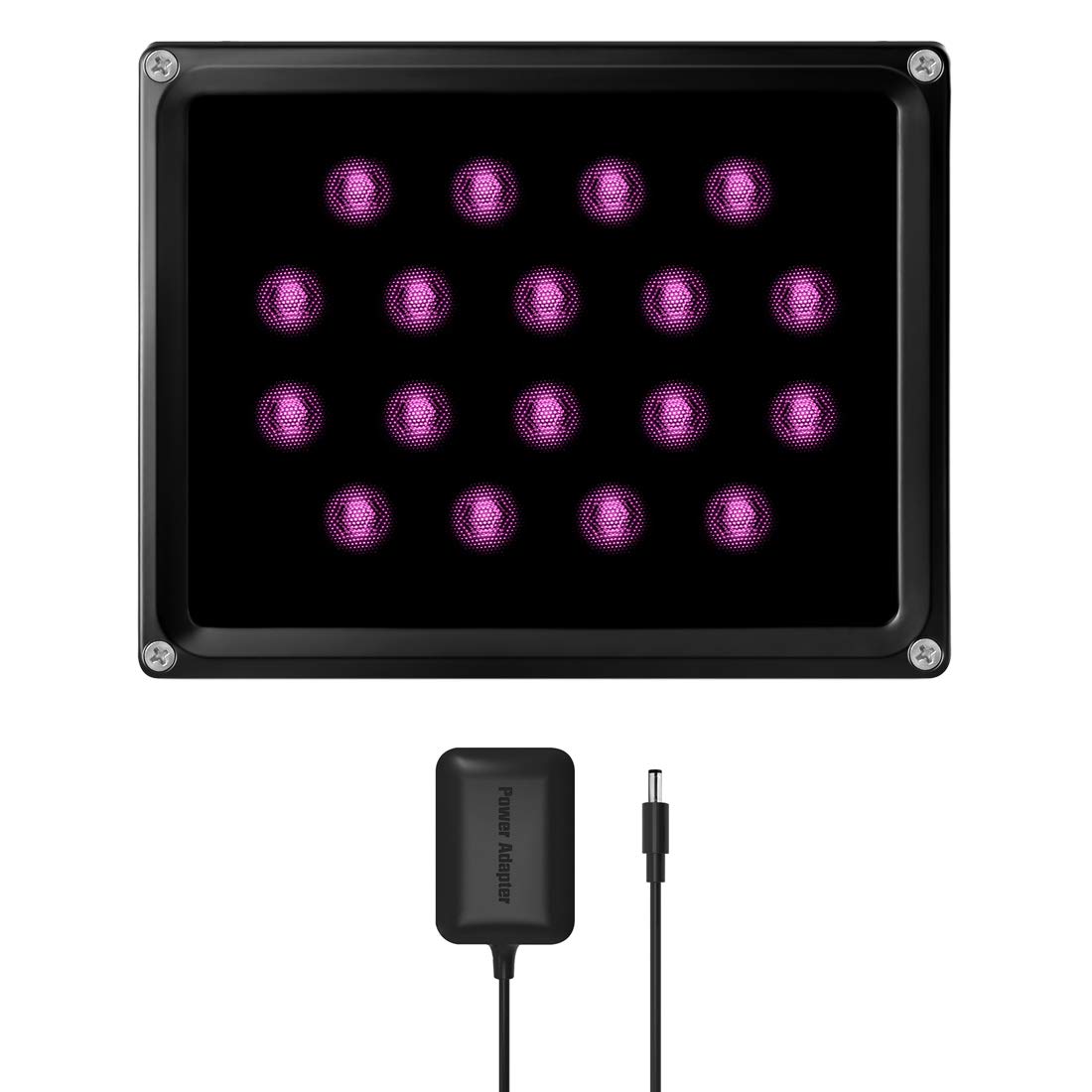 Tendelux 200Ft Long Range Ir Illuminator | Bi18 90� Led Outdoor Ir Flood Light For Security Camera (W/Power Adapter)