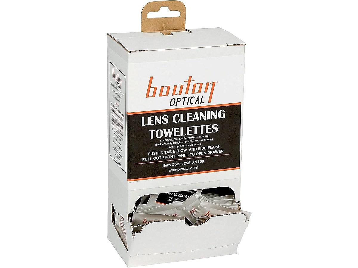 Bouton Optical 252 Lct100 Lens Cleaning Towelette Dispenser, Large