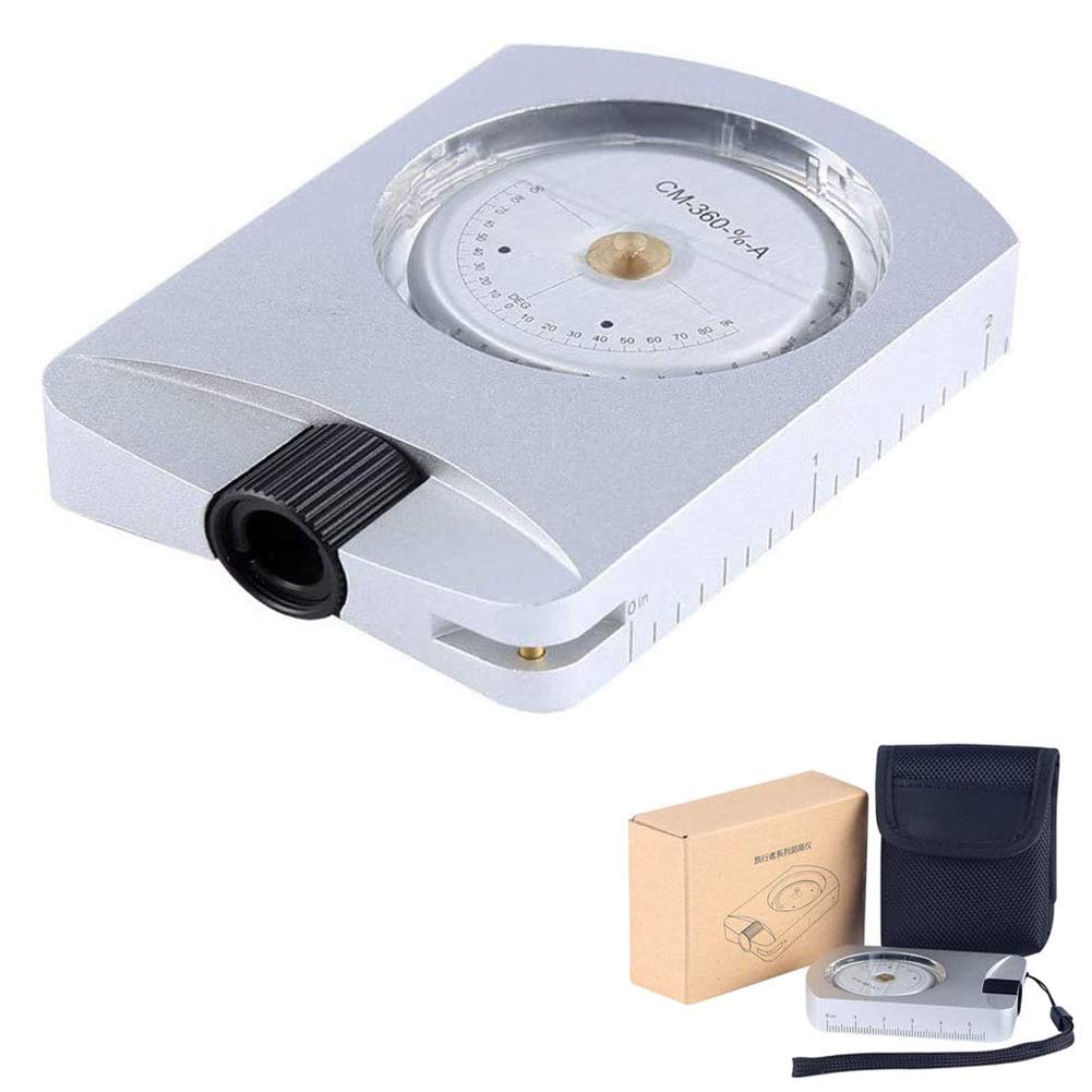 Lizipai Pocket Altimeter, Clinometer, Battery Free Altimeter, Professional Aluminum Accurate Altimeter, Compact Handheld Clinome
