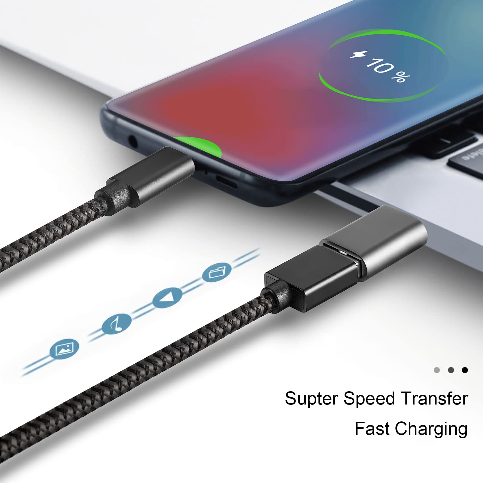 Usb C To Usb Adapter, Type C Thunderbolt 4 Otg Converter, Usb C Male To Usb 3.0 Female Adapter (3 Pack) For Apple Macbook Pro, M