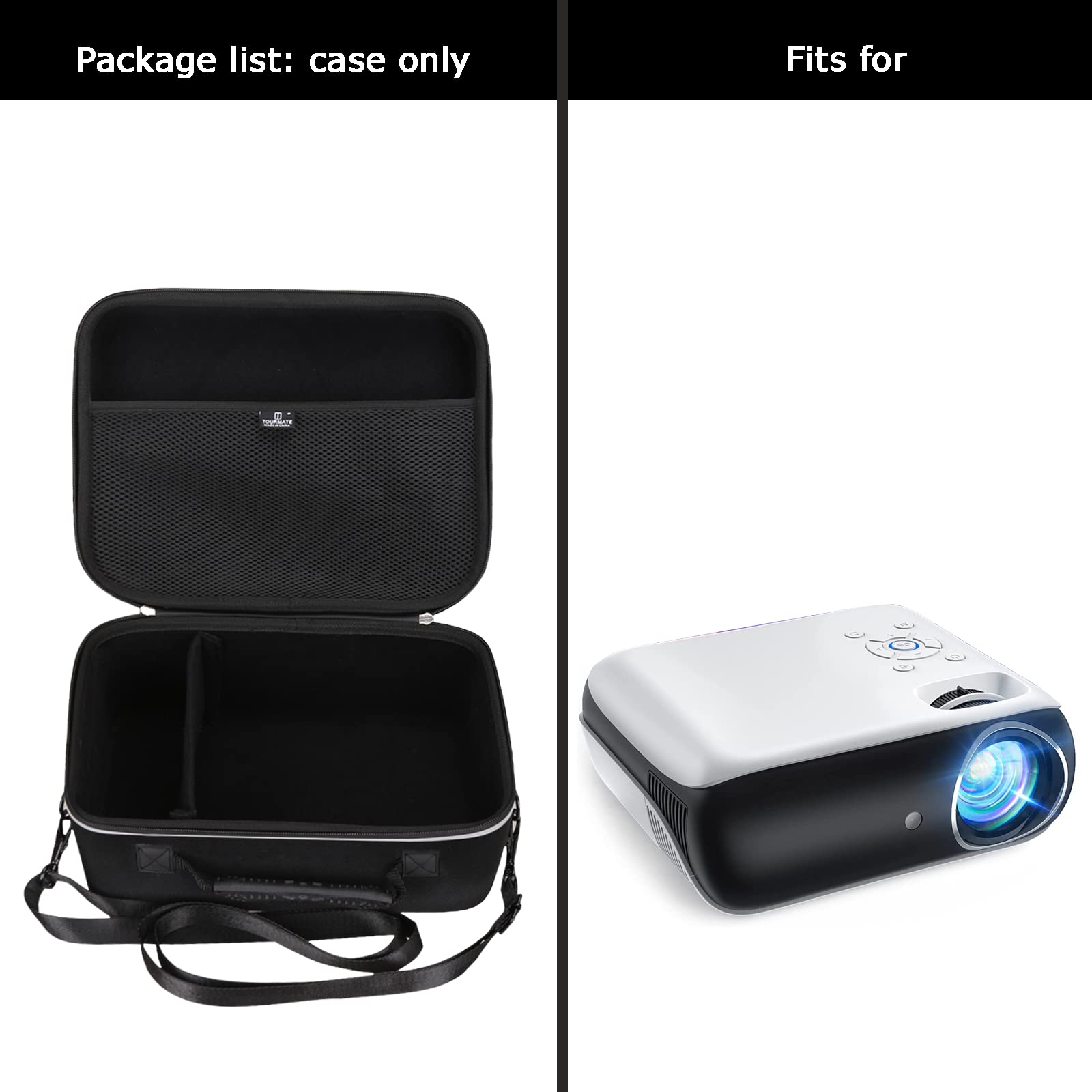 Tourmate Hard Storage Case For Happrun Projector, Case Only