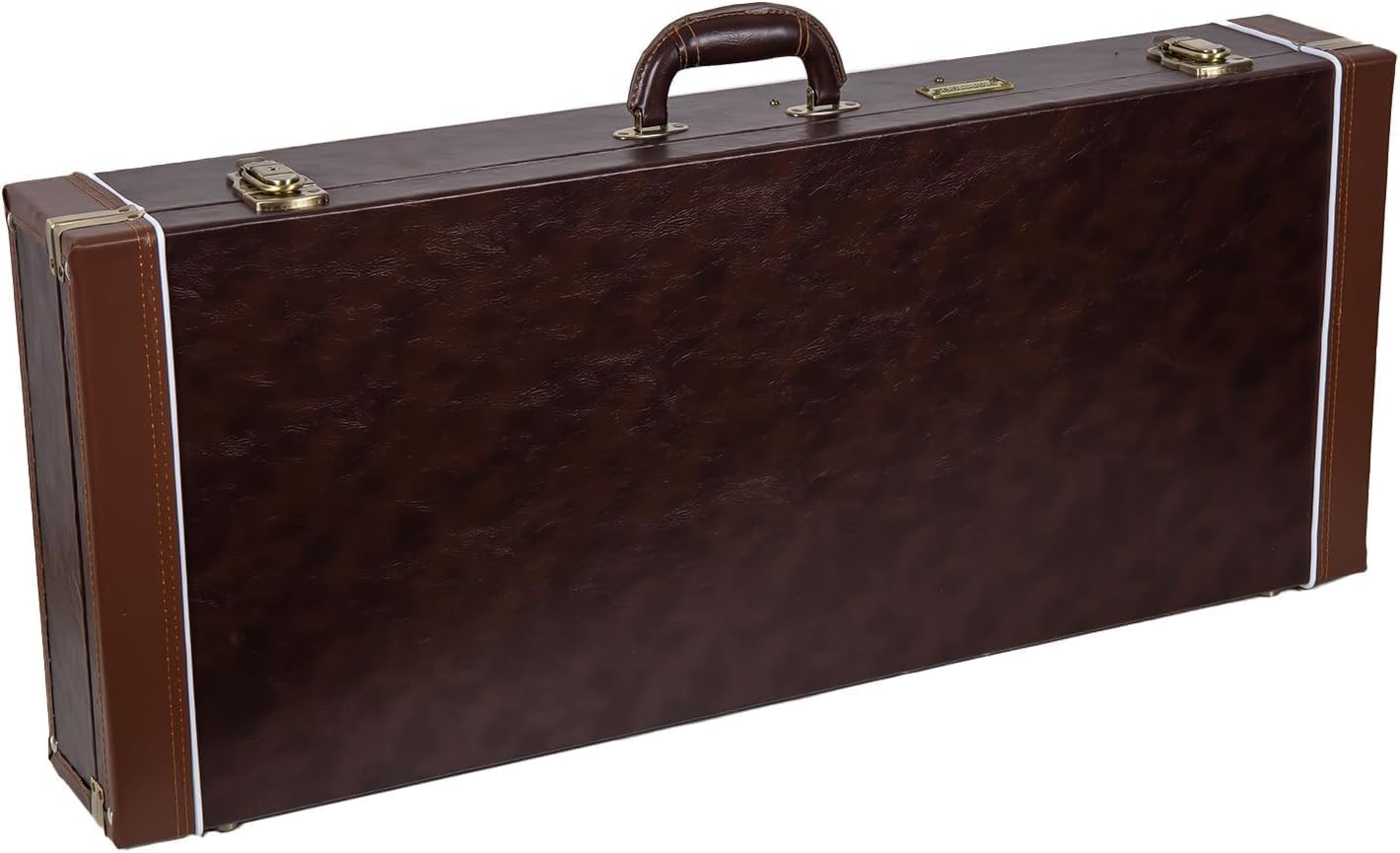 Crossrock Rectangular Wooden Case fits F-Style Mandolin-Vintage Brown (CRW620MFBR-R)