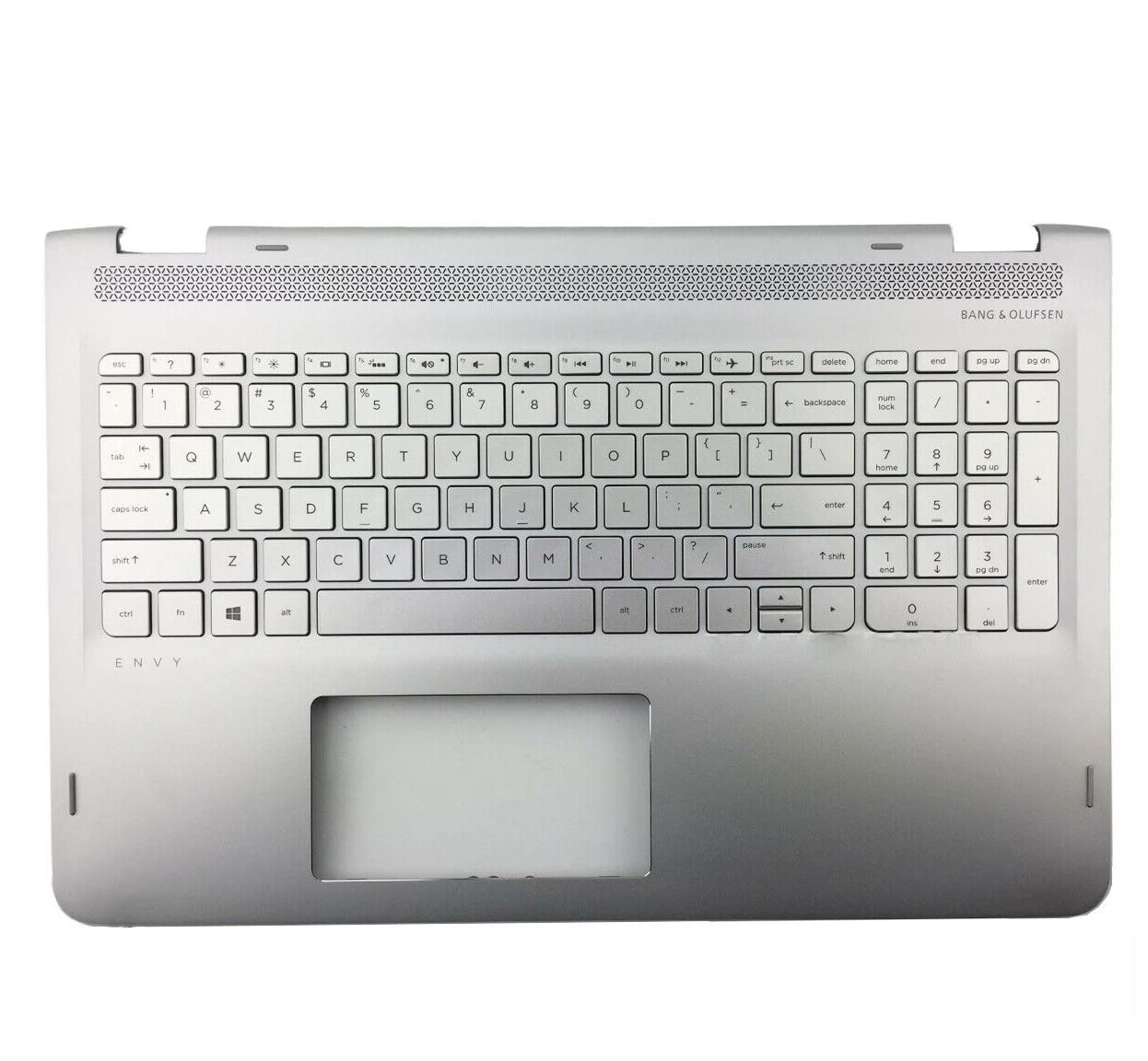 wzqrps Replacement Laptop Upper Case Palmrest Backlit Keyboard Touchpad Assembly Part for for HP Envy X360 15T-AQ 15-AQ M6-AQ M6