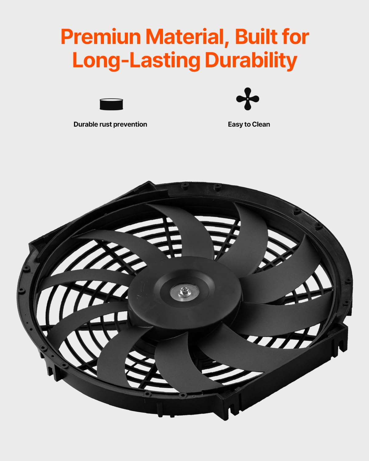 Vevor Gable Mount Fan, 12 Inch Solar Power Attic Exhaust Fan With Adjustable Thermostat & Outer Mesh, 1300 Cfm House Ventilator