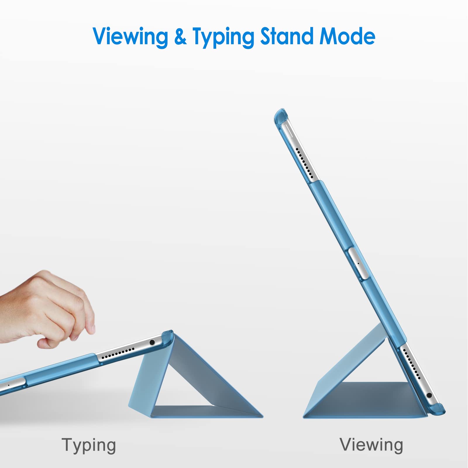 Jetech Case For Ipad Pro 12.9 Inch (1St And 2Nd Generation, 2015 And 2017 Model), Auto Wake/Sleep (Blue)