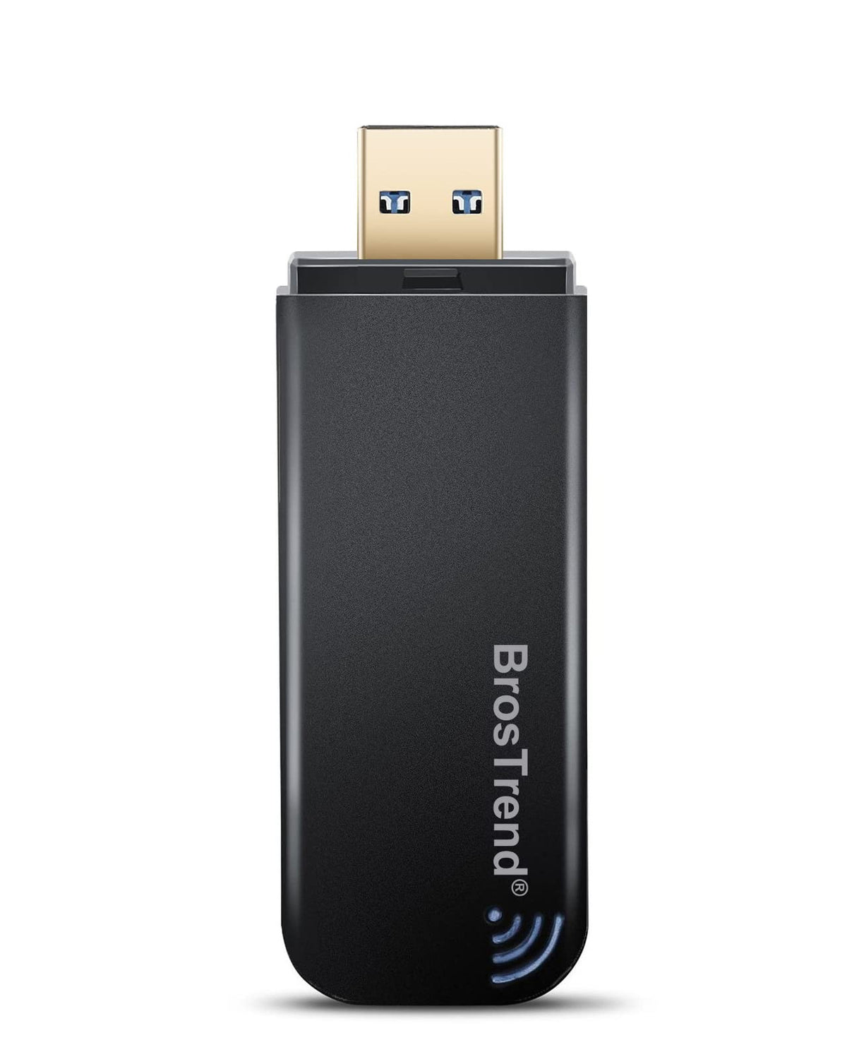 Brostrend 1200Mbps Usb Wifi Network Adapter For Laptop, Desktop Pc Of Windows 11/10/8/7, Usb 3.0, Wireless Adaptador Ac1200 Dual