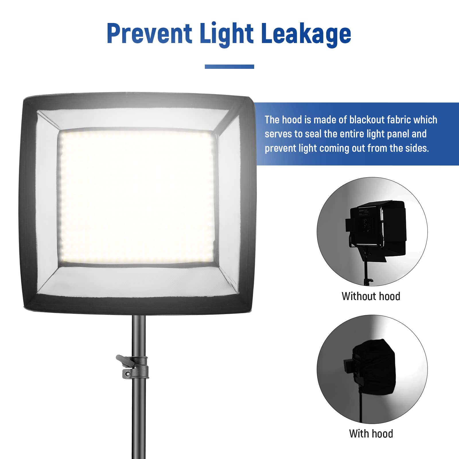 Neewer 12.2''X11.4'' Foldable Softbox Diffuser With Grid And Bag For Nl660/Snl660/Rgb660/Rgb660 Pro/Rgb660 Pro Ii Led Video Ligh