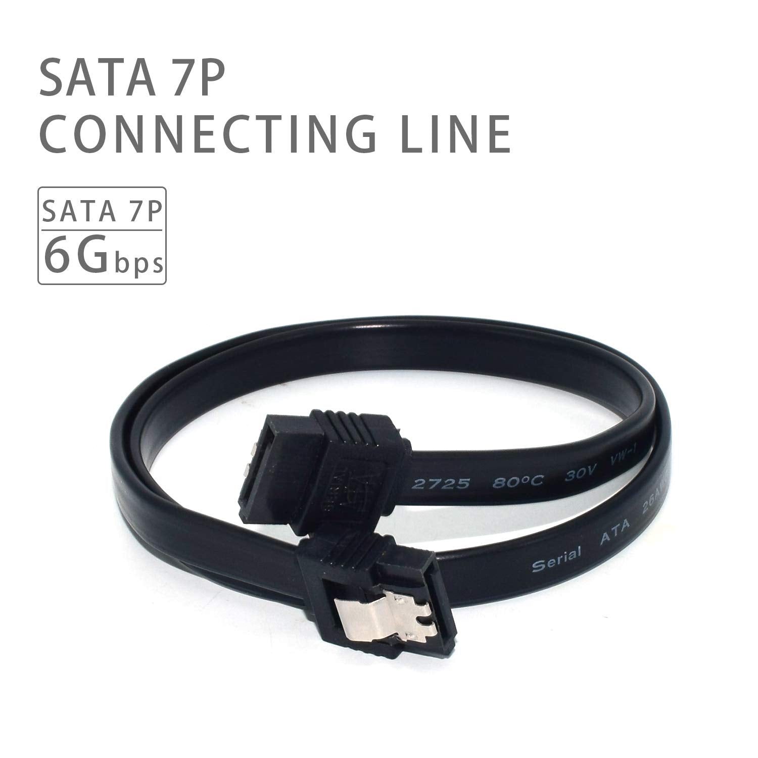 Elifeapply Sata Iii Cables Sata Iii 6.0 Gbps With Locking Latch 7Pin Female To Female Data Cable With Locking Latch Compatible F