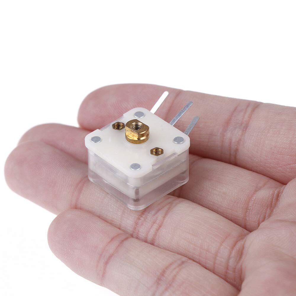 Acxico 5Pcs 223P Duplex Radio Variable Capacitor 60Pf/140Pf 2.1Mm Hole Shaft For Pocket Radio Accessories