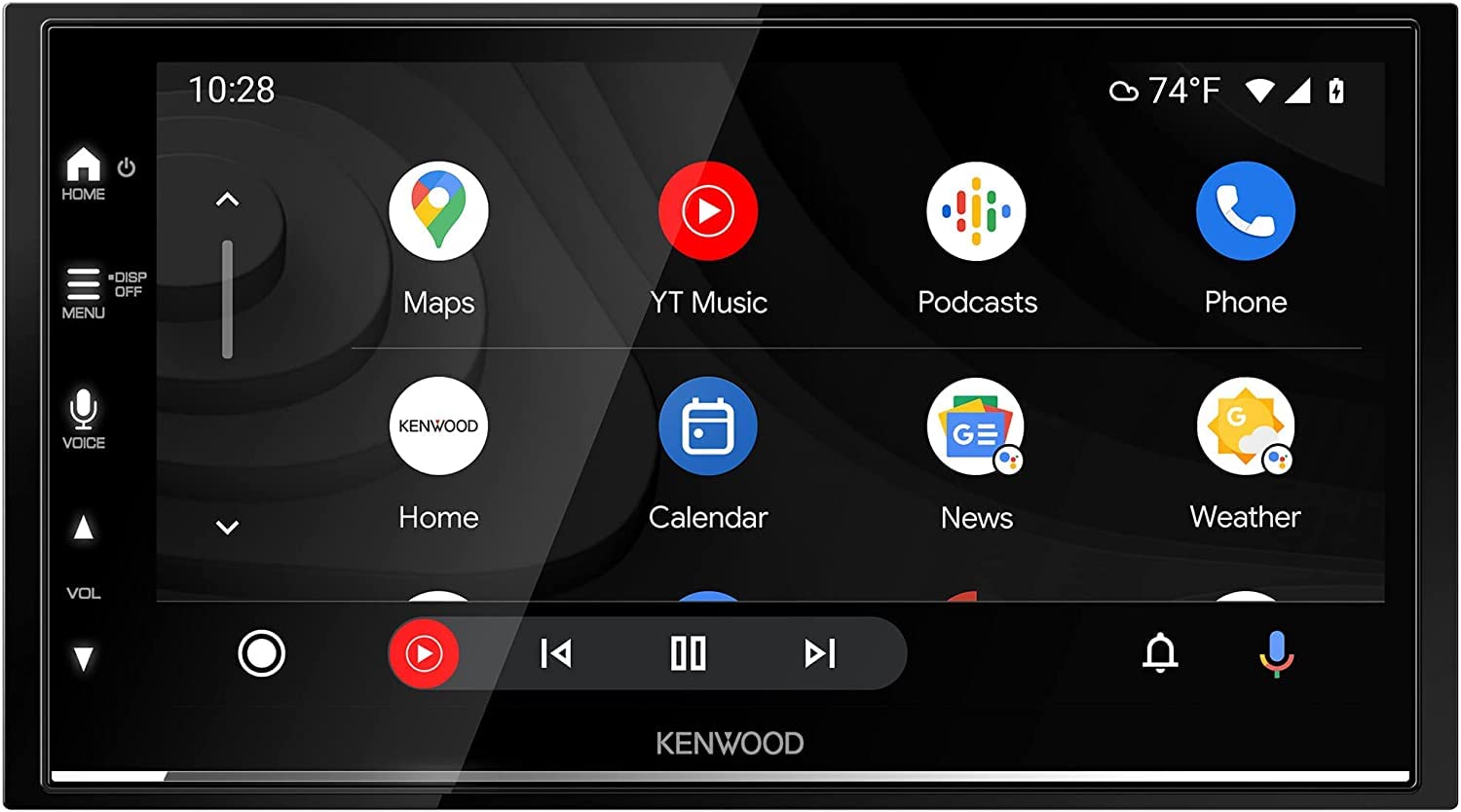 Kenwood Dmx7709S 6.8 Inch Capacitive Touch Screen, Car Stereo, Carplay And Android Auto, Bluetooth, Am/Fm Radio, Mp3 Player, Usb