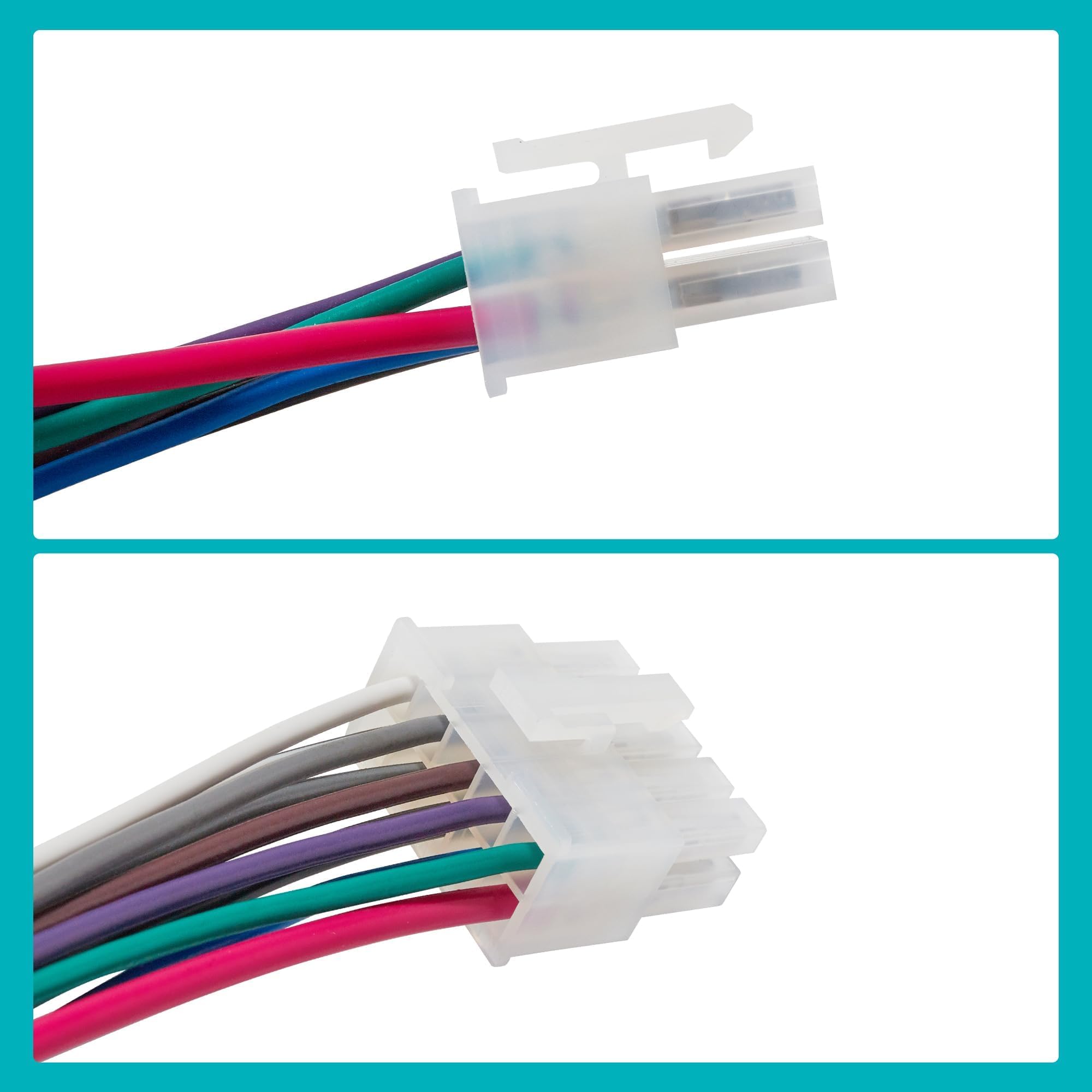 Nuith 10 Pin Stereo Wiring Harness For Kicker Bass Station, Radio Wiring Harness Plug Compatible With Kicker Pt10 11Pt8 11Ph12 1