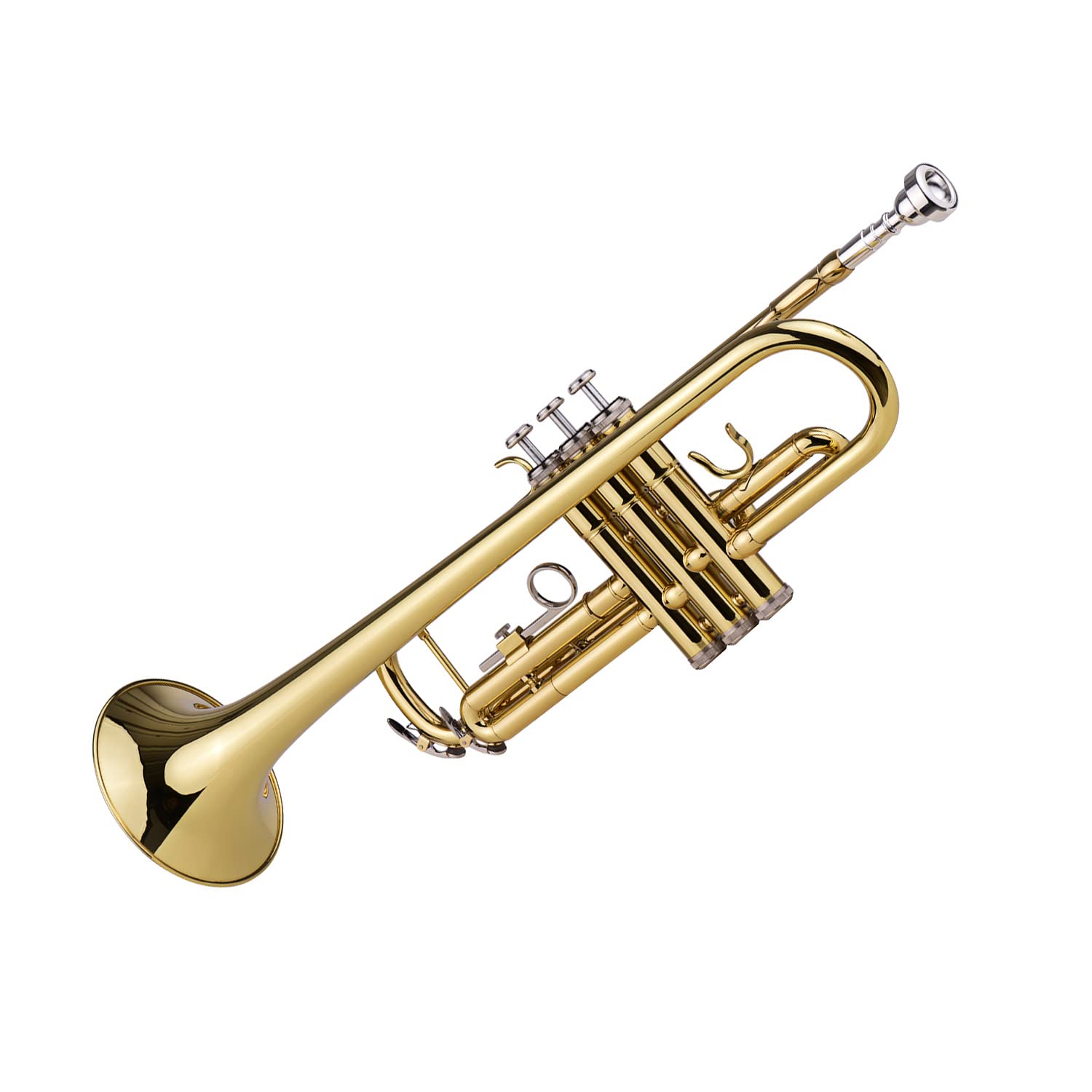 Summina Trumpet Bb B Flat Brass Trompetas Instrumento With Mouthpiece Gloves For Standard Student Beginner And Teacher