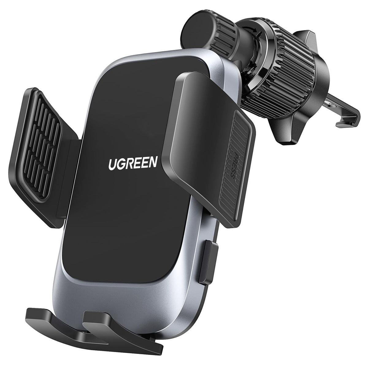 Ugreen Car Phone Holder Mount With Swing Arm Not Block Air Vent, Phone Mount For Car Wider Clamp Clip Cellphone Holder Compatibl