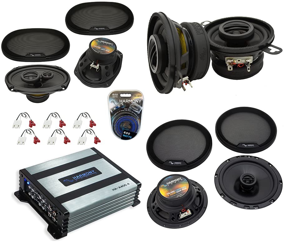 Harmony Audio HA-R35 Compatible with Jeep Grand Cherokee 99-04 Car Stereo Rhythm Series 3.5 Replacement 90W Speakers, HA-R69 6x9