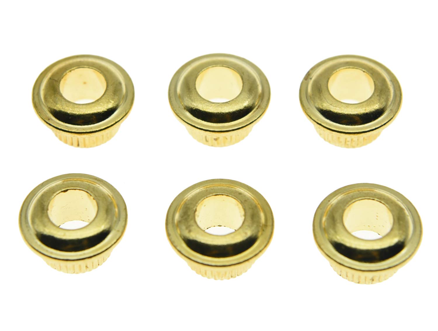 Kaish Metal Gold 10Mm Vintage Guitar Tuning Keys Conversion Bushings Adapter Ferrules