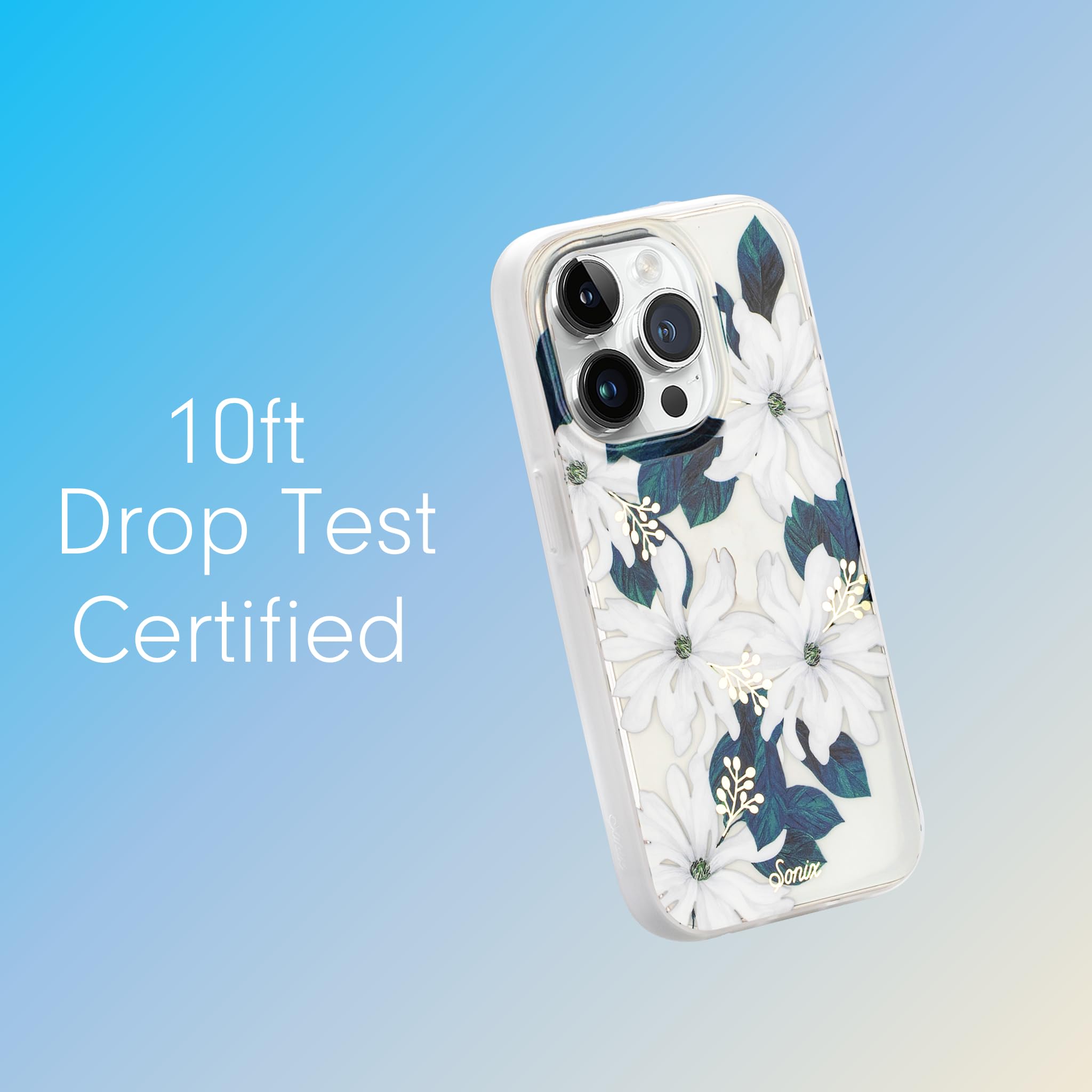 Sonix Case For Iphone 15 Pro Max | Compatible With Magsafe Iphone Case Floral | 10Ft Drop Tested | Delilah Flower