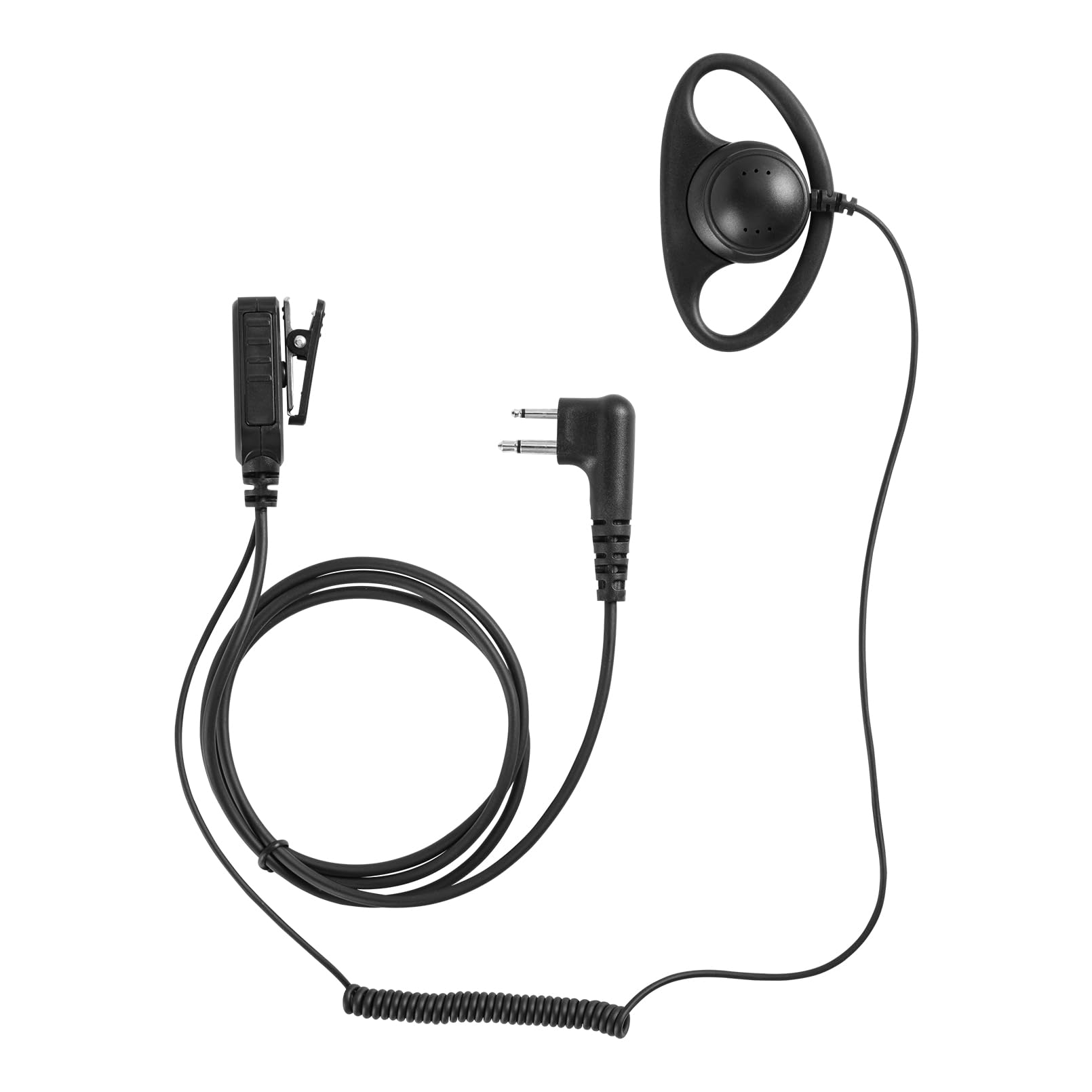 Pofenal Single Wire Walkie Talkie Earpiece Compatible For Motorola Cls1410 Cp200 Gp2000 Xu1100 Pro1150 Mu12 Radio With Ptt Mic D