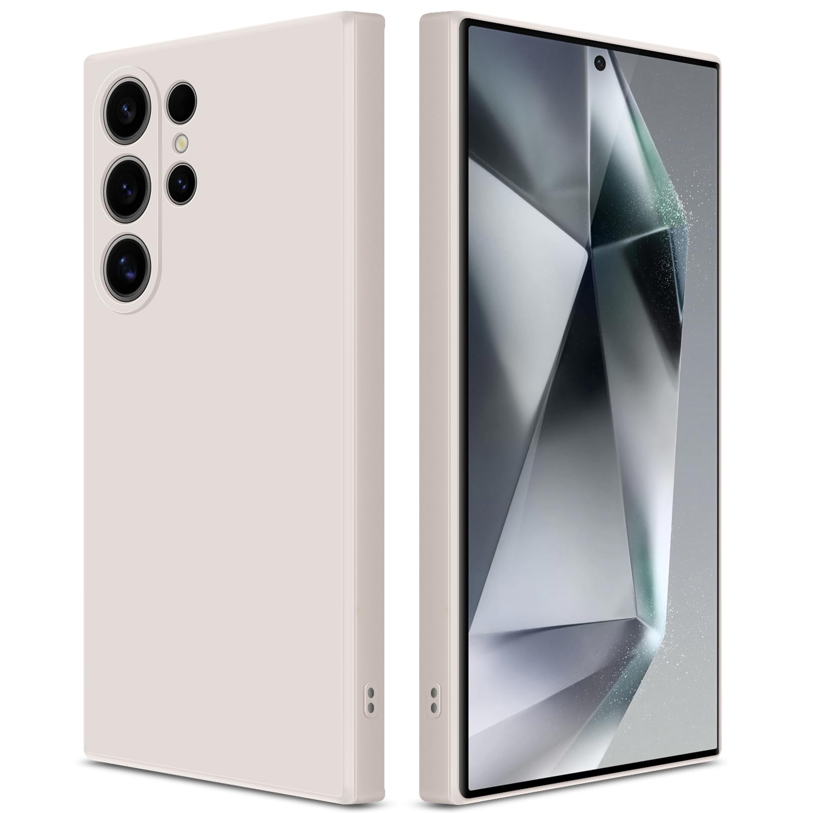 Giiyoon Silicone Case Compatible With Samsung Galaxy S24 Ultra, Full Body Silky Soft Touch Phone Case With Camera Protection, Sh