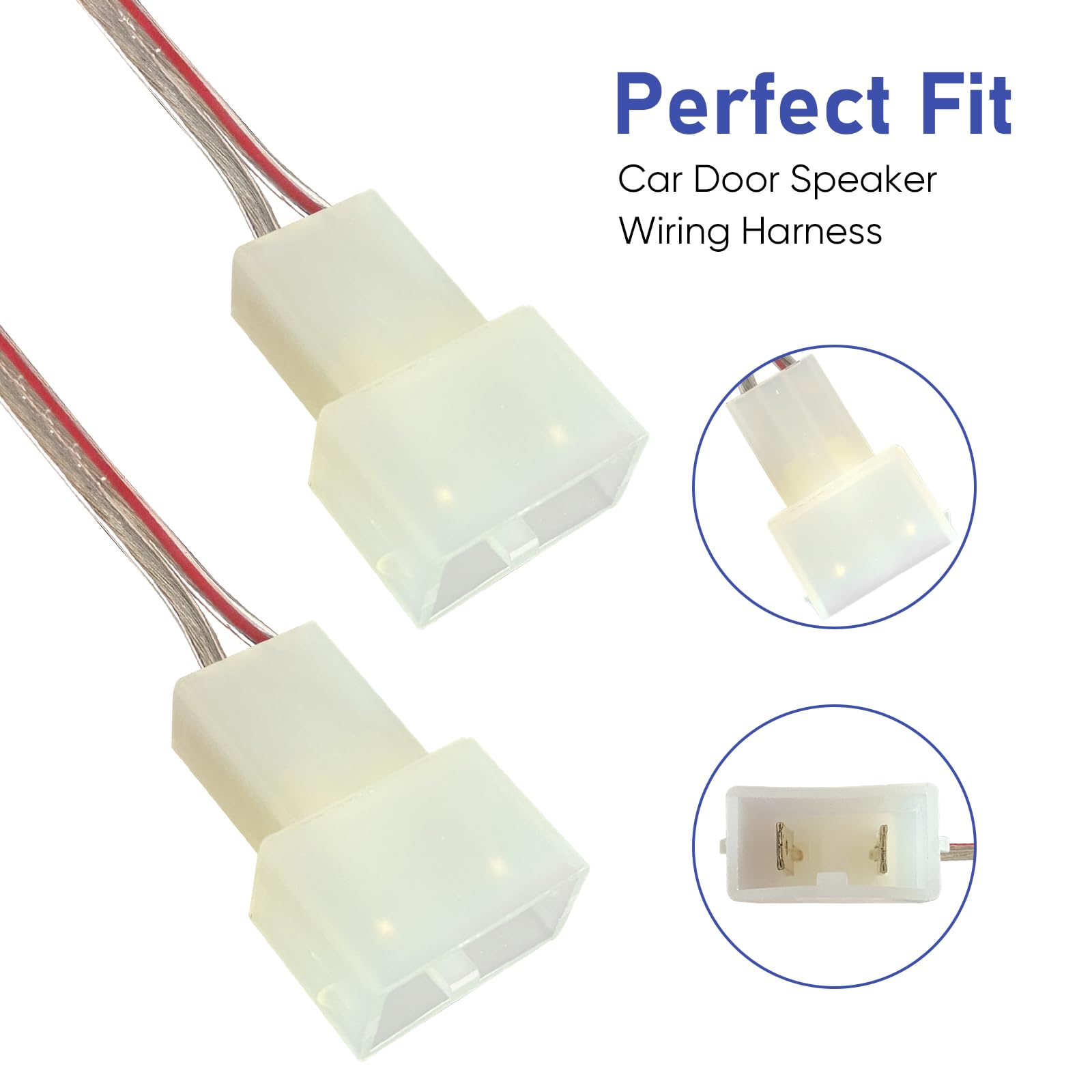 Car Door Speaker Wiring Harness Replacement For Honda 1986 2019 Civic Accord Odyssey, Acura 1986 2010 Integra Cl Tsx Speaker Wir