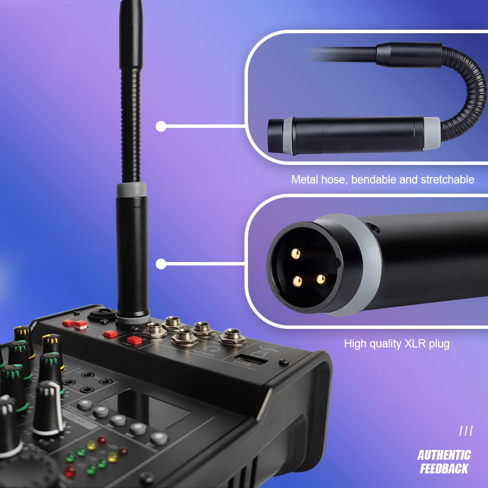Micfuns Professional Dynamic Bob Barker Microphone For Dj Mixer Dedicated Disc Shouting Microphone Ktv Bar Gooseneck Mic