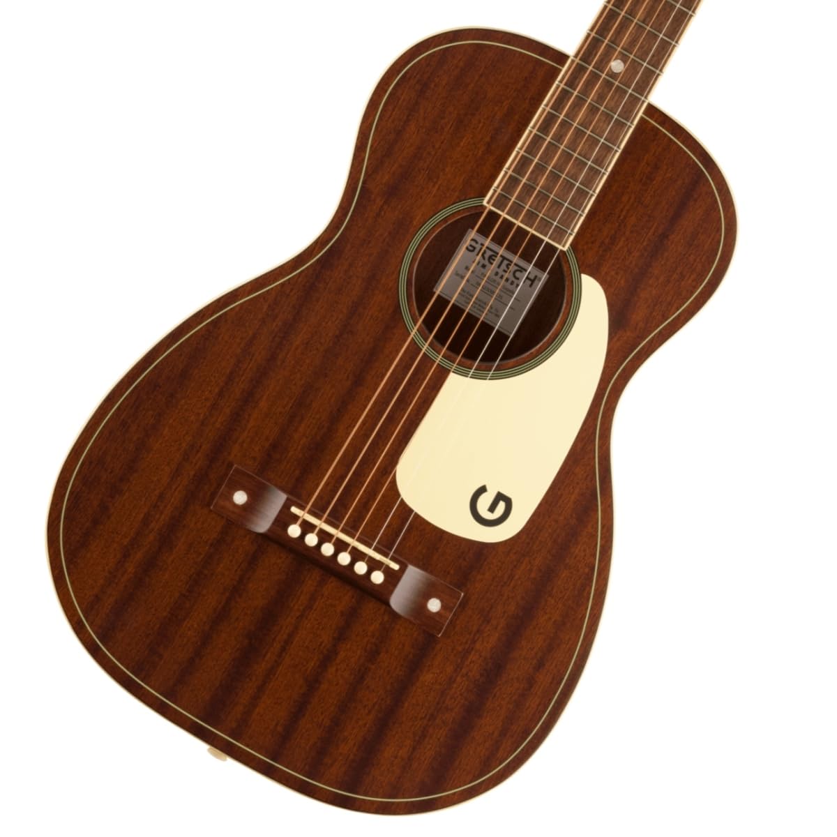 Grestch Jim Dandy Parlor 6 String Right Handed Acoustic Guitar With Walnut Fingerboard And Nato C Shaped Neck (Frontier Satin)