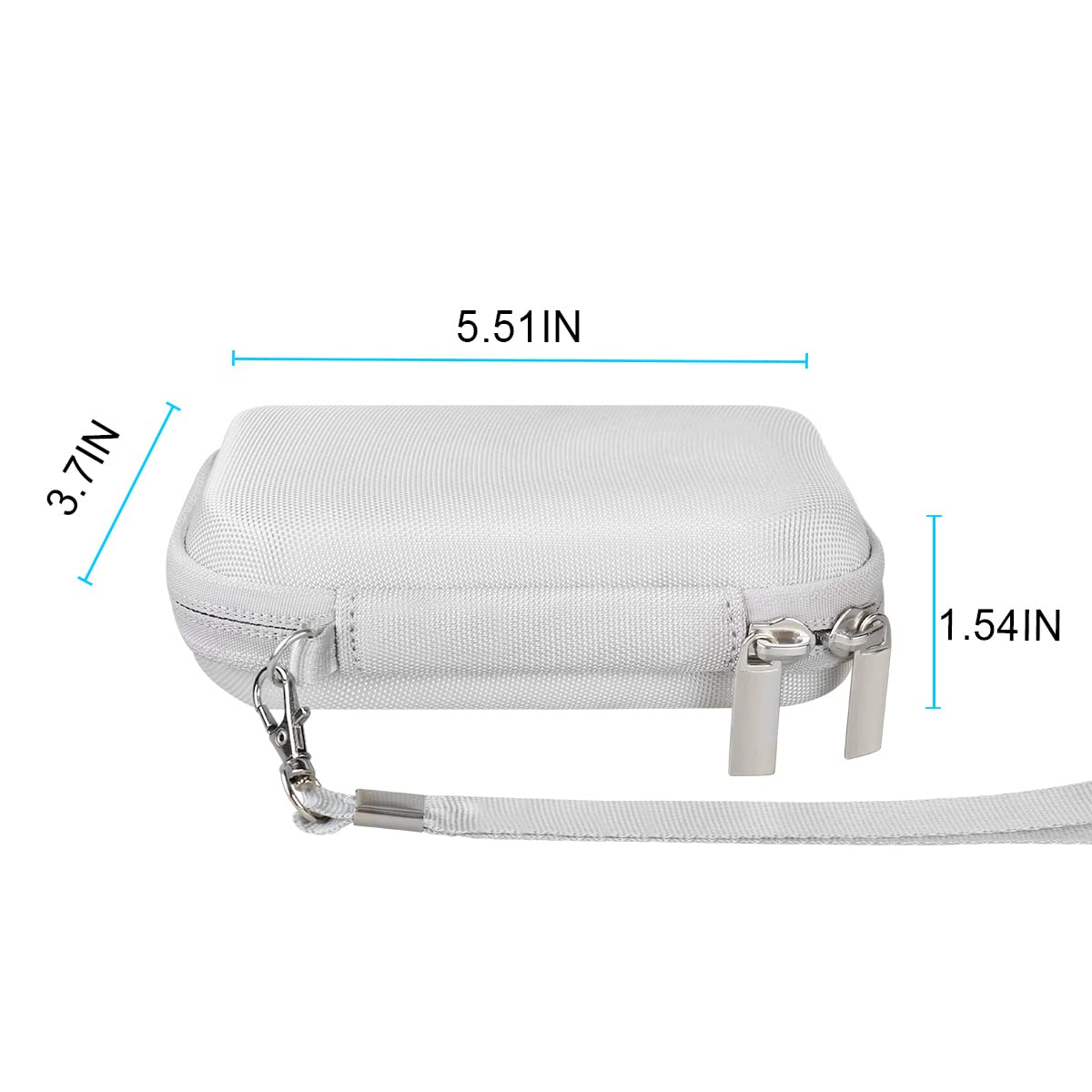 Lacdo Hard Carrying Case For Samsung T9 Portable Solid State Drives 1Tb 2Tb 4Tb Usb 3.2 External Ssd Hard Eva Shockproof Storage