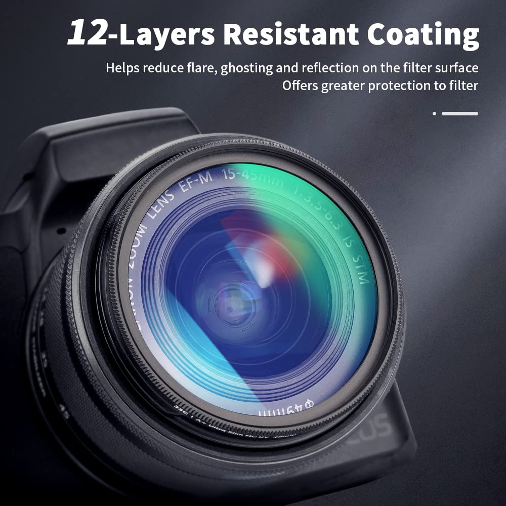 Jjc Multi Coated 67Mm Uv Filter For Canon Eos R Rp R6 With Rf 24 105Mm F4 7.1 Is Stm Kit Lens For Canon 90D 80D 70D 77D With Ef