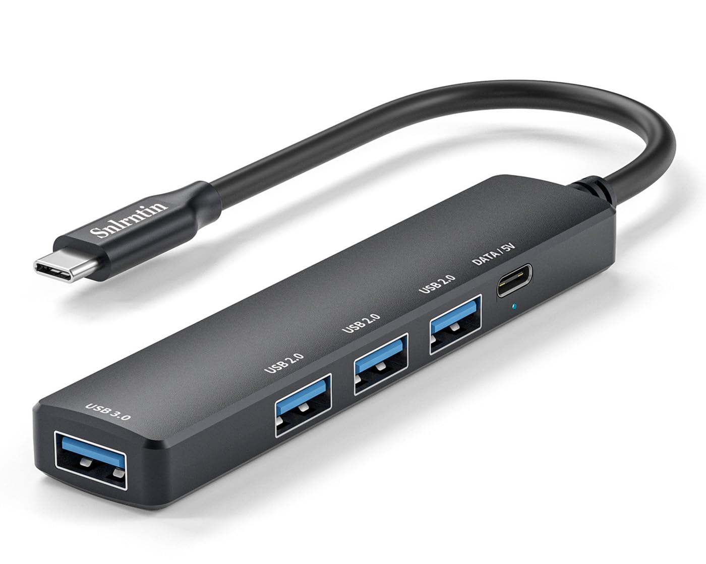 Usb C 3.0 Hub, 5 Port Usb C Extender With 5V Usb C Power/Data Port, Usb C Hub Splitter For Laptop, Macbook Pro, Chromebook, Pc,