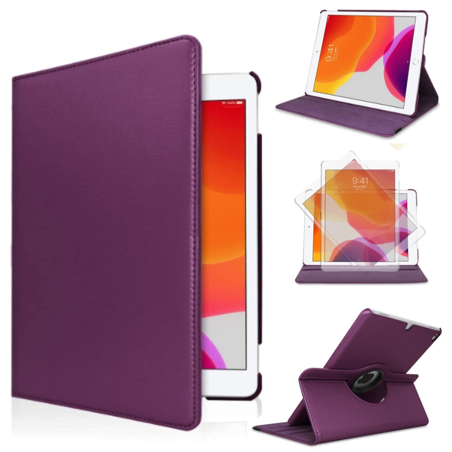 Case For Ipad Pro 12.9 Inch 6Th Generation 2022 Model A2764 / A2437 / A2766 With Rotating Stand Auto Sleep/Wake Also For Ipad Pr
