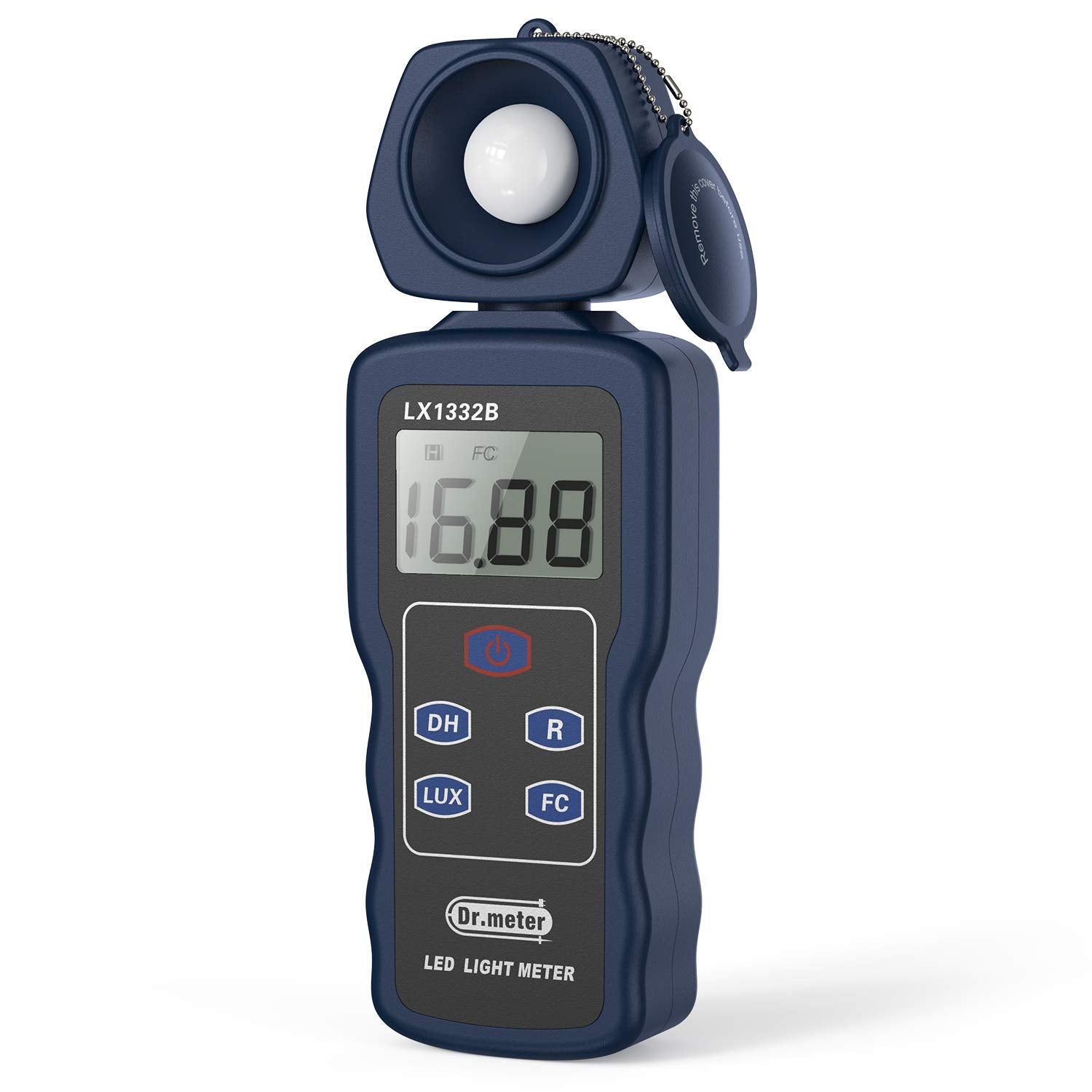 Dr.Meter Professional Led Light Meter, Digital Illuminance Meter With 0 200,000 Measuring Ranges And 270 Degree Rotatable Detect