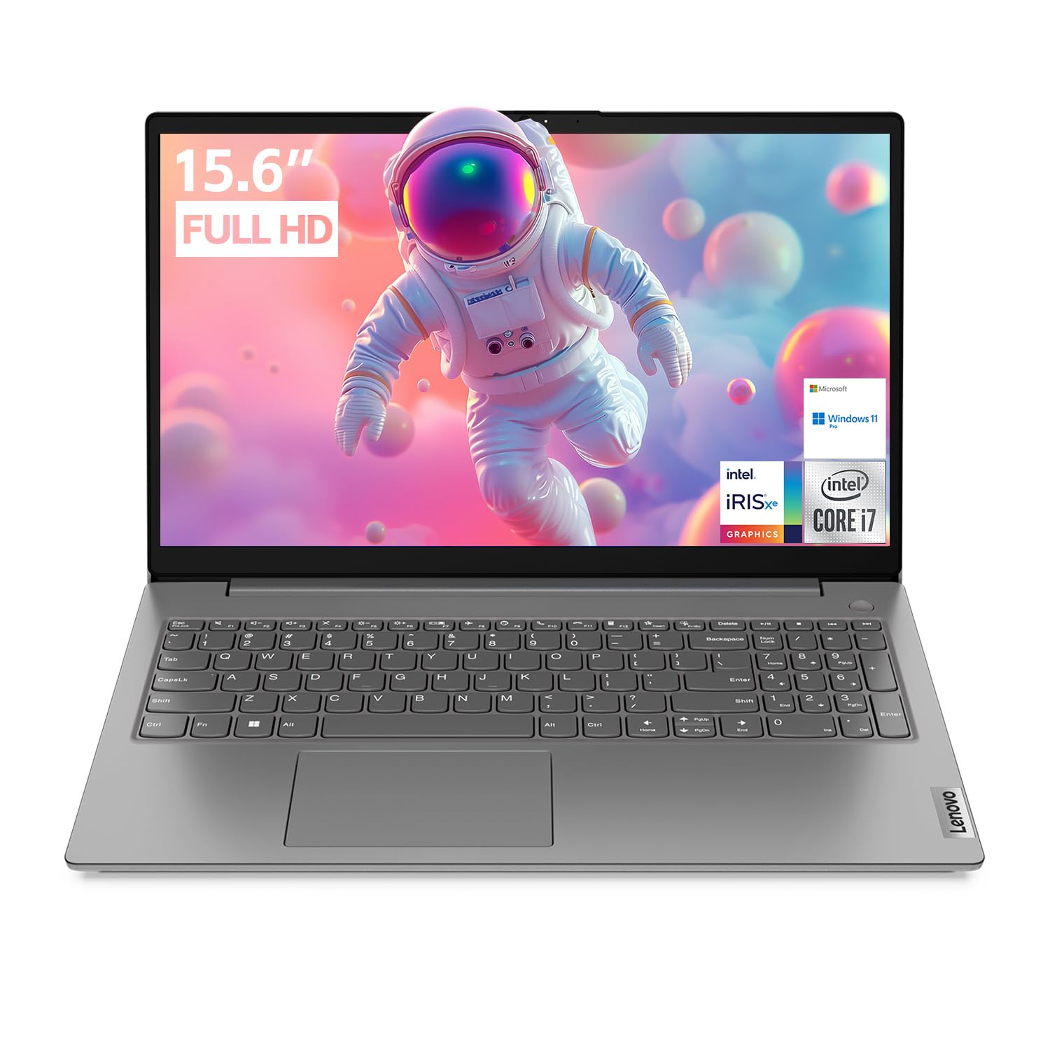 Lenovo V15 Essential Laptop | 15.6 FHD Anti-Glare Display | Intel Core i7-1255U | 16GB RAM | 512GB PCIe SSD | HDMI | Ethernet RJ