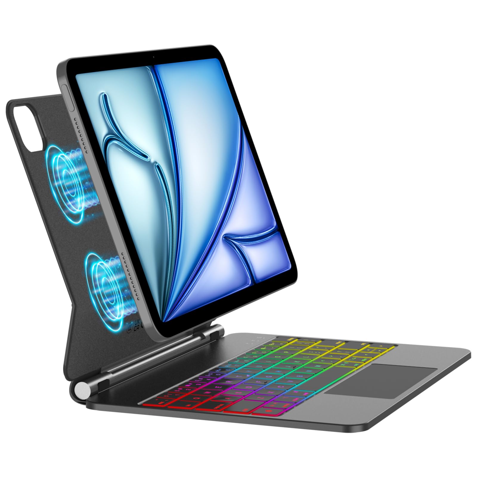 HOTLIFE Magic Keyboard Case for iPad Air 11inch (M4 2026/M3 2025/M2 2024)