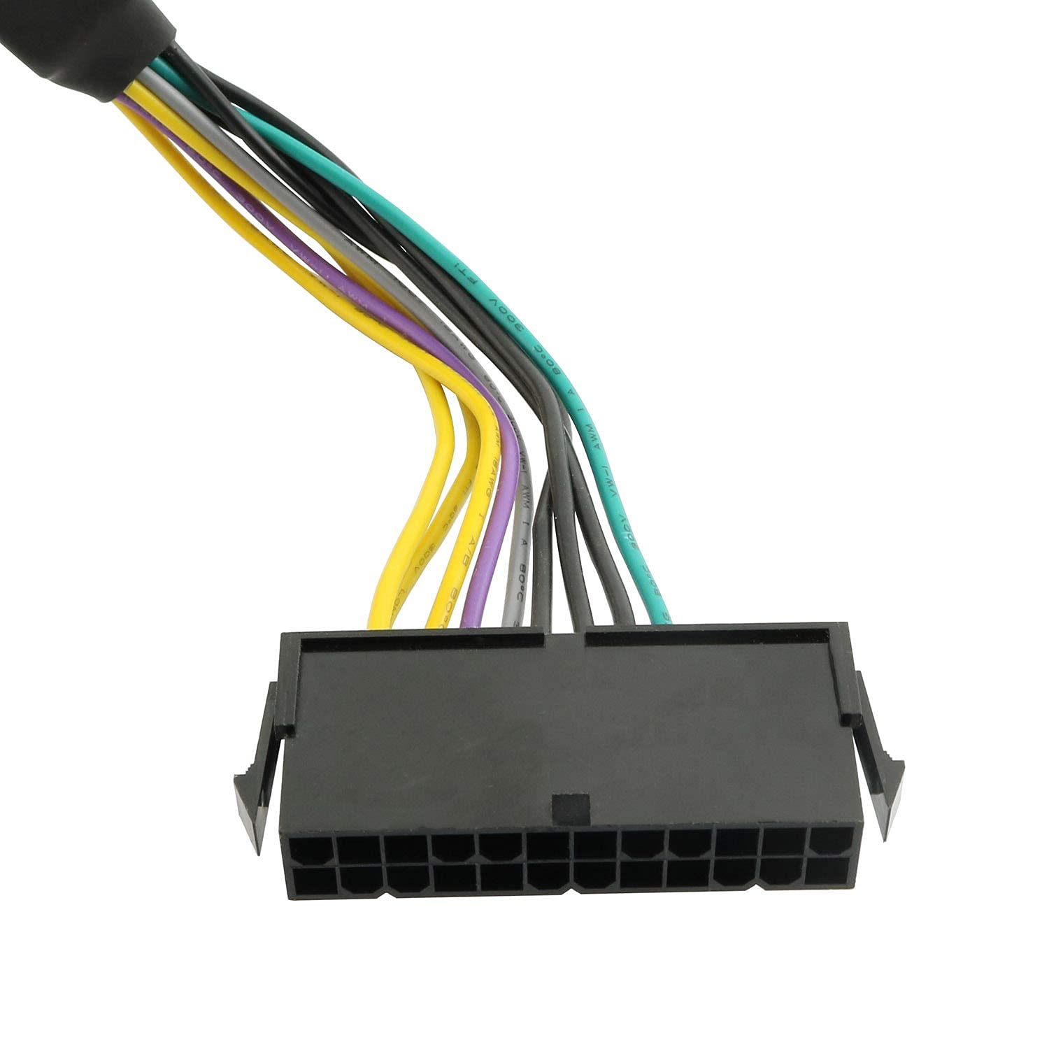 Longdex 11 Inch 24 Pin To 8 Pin 18Awg Atx Psu Power Supply Adapter Cable For Motherboards