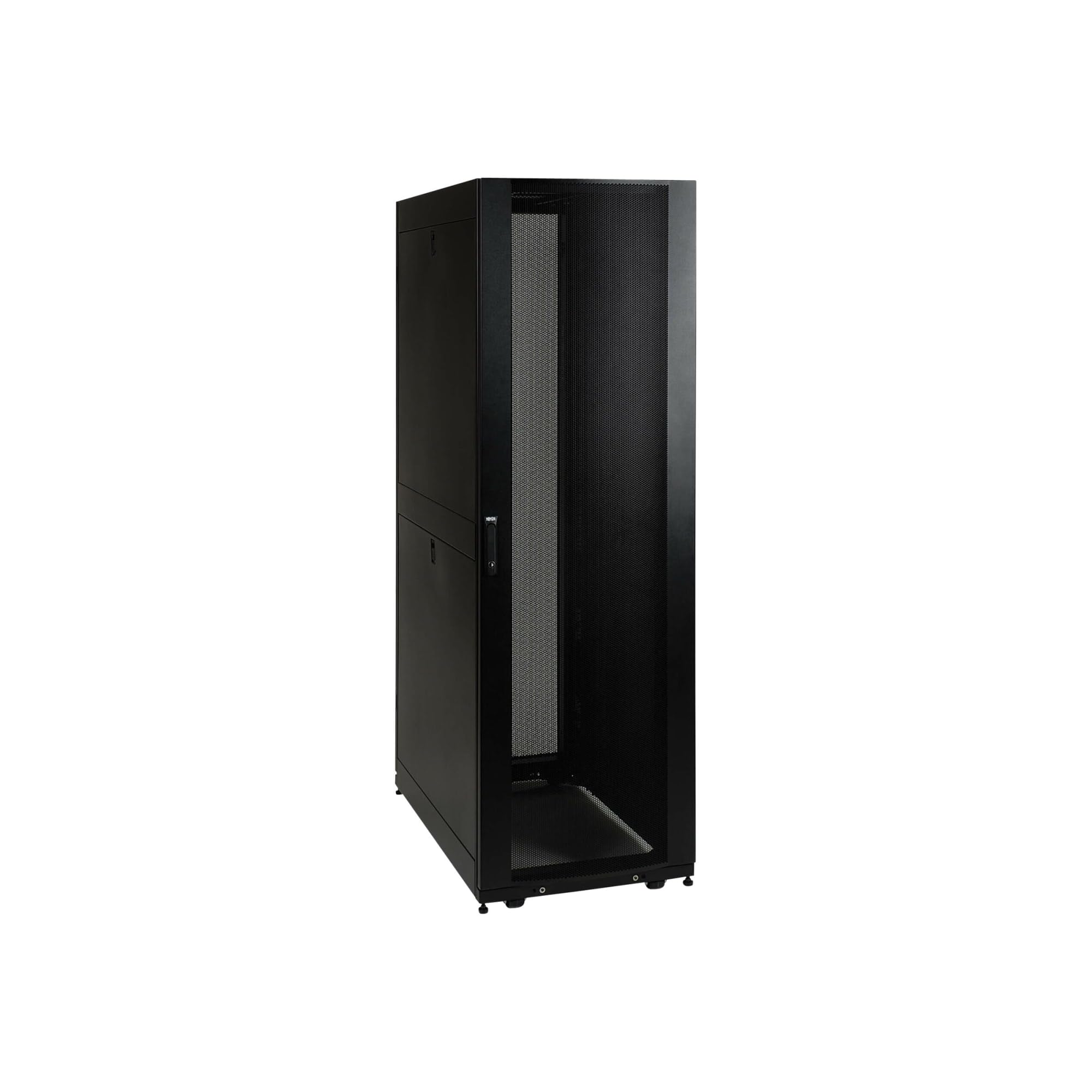 Tripp Lite SR45UB 45U Rack Enclosure Server Cabinet Doors and Sides 3000lb