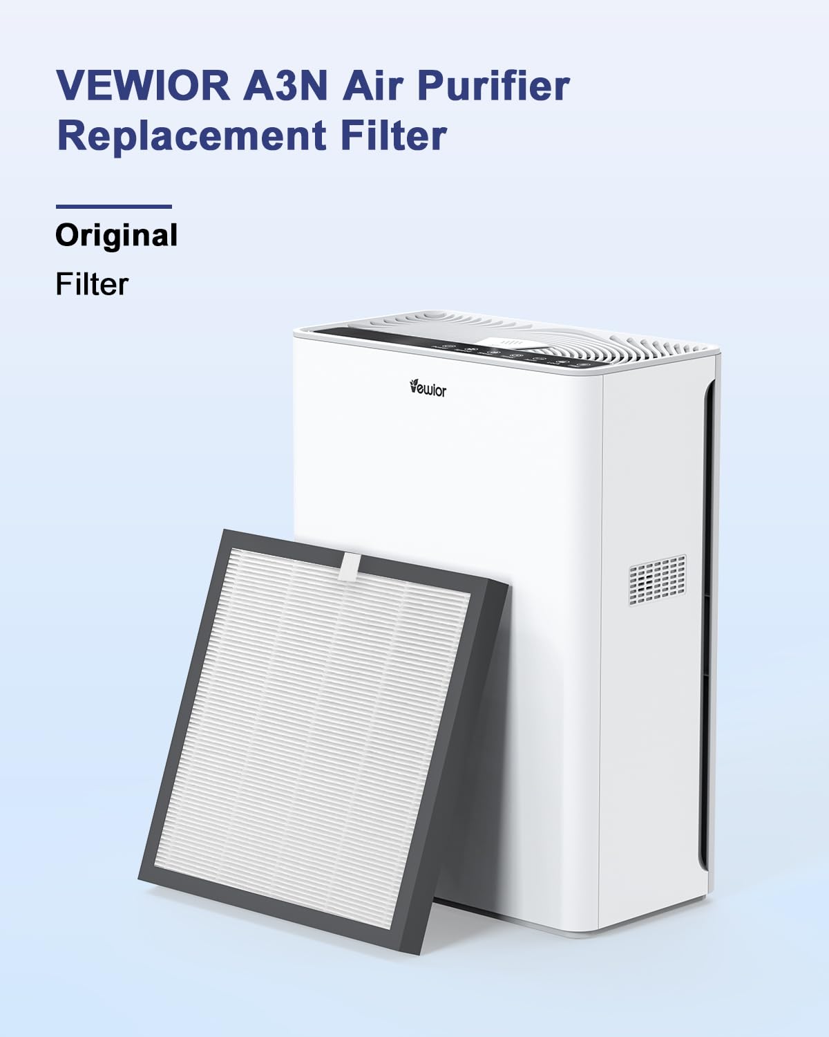 Vewior A3 Air Purifier Replacement Filter(2 Pack)