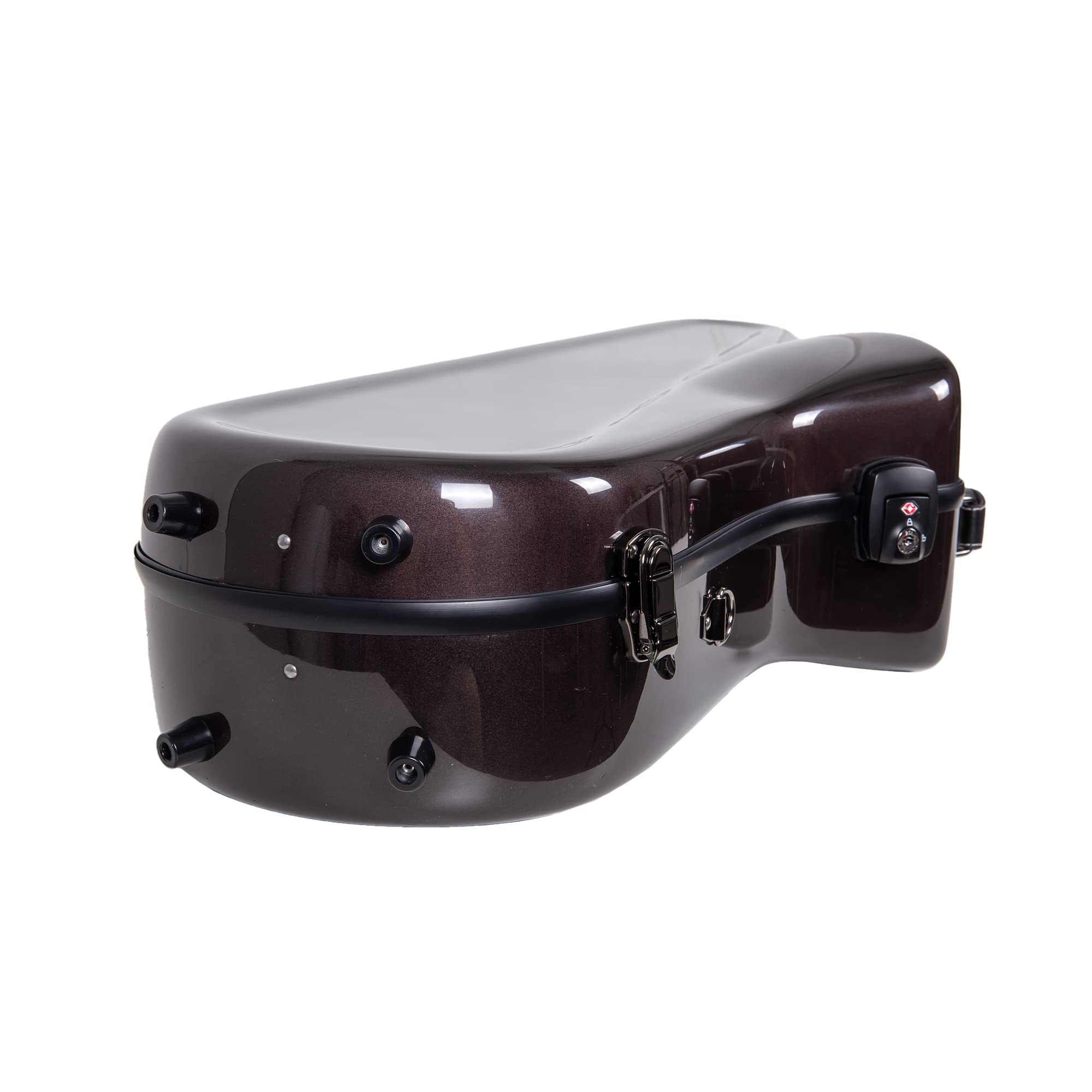 Crossrock Pro Grade Tenor Saxophone Case | Space Gray, Tsa Lock, Stylish & Elite Protection, Detachable Straps, Accessory Pocket