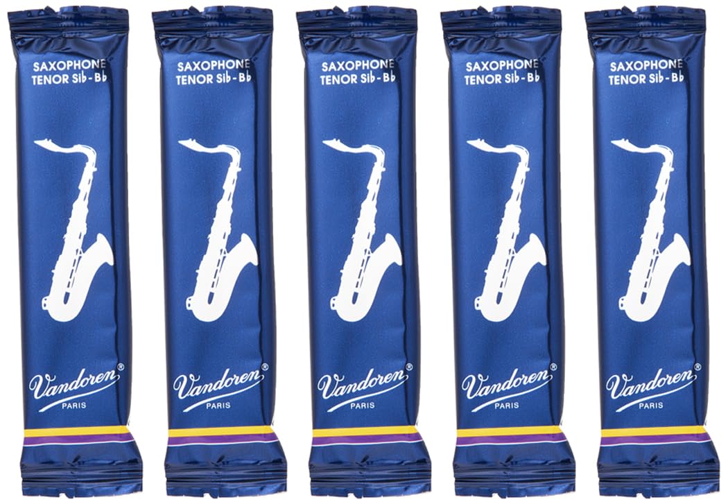 Vandoren Sr2225 Tenor Sax Traditional Reeds Strength 2.5; Box Of 5