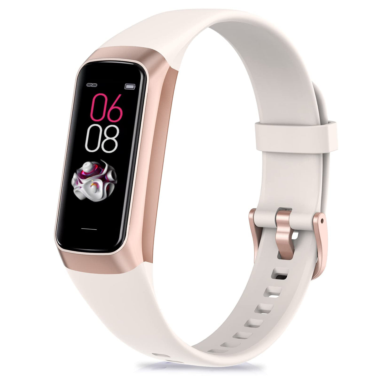 Fitness Tracker With Step Counter/Calories/Stopwatch, Activity Tracker, Health Tracker With Heart Rate Monitor, Sleep Tracker,1.