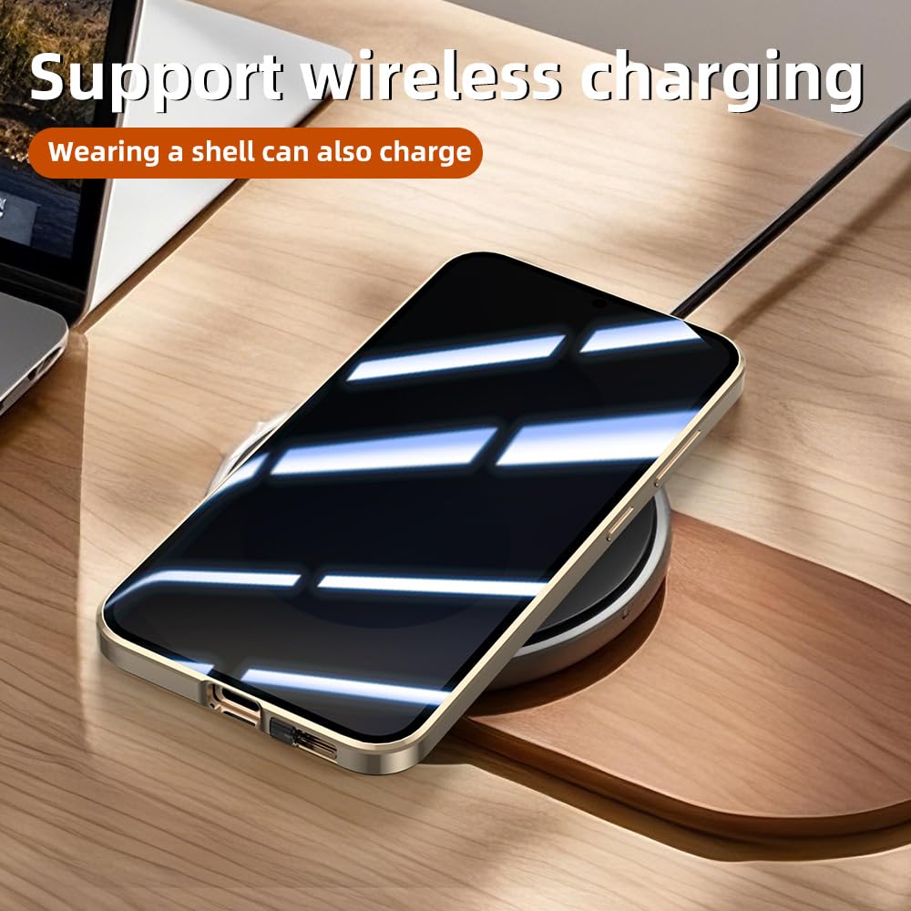 Jonwelsy Anti Peeping Case For Samsung Galaxy S25, 360 Degree Front And Back Privacy Tempered Glass Cover, Anti Spy Screen, Anti