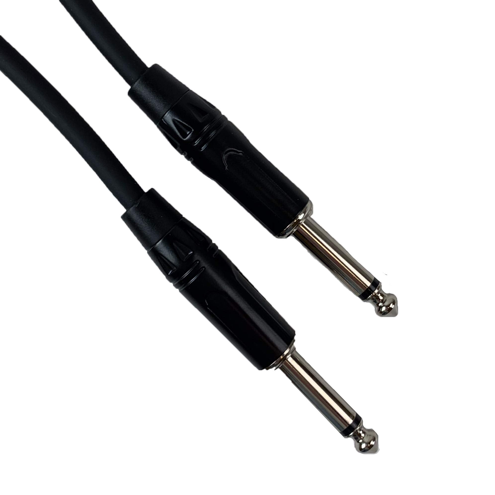Gearlux Instrument Cable/Professional Guitar Cable 1/4 Inch To 1/4 Inch, Black, 25 Foot