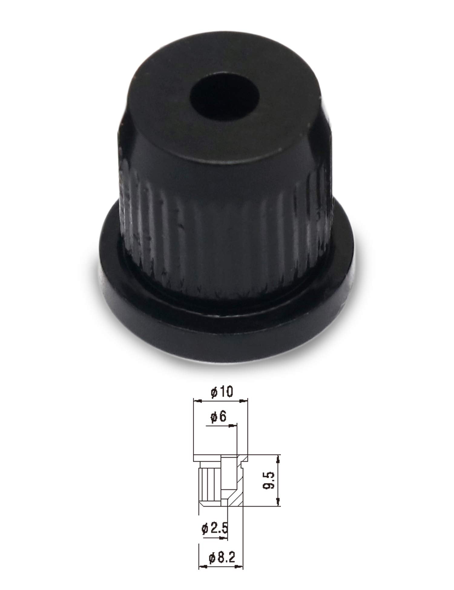 Metallor Guitar String Mounting Ferrules Through Body Mounts String Caps For Tele Telecaster Style Electric Guitar Parts Replace