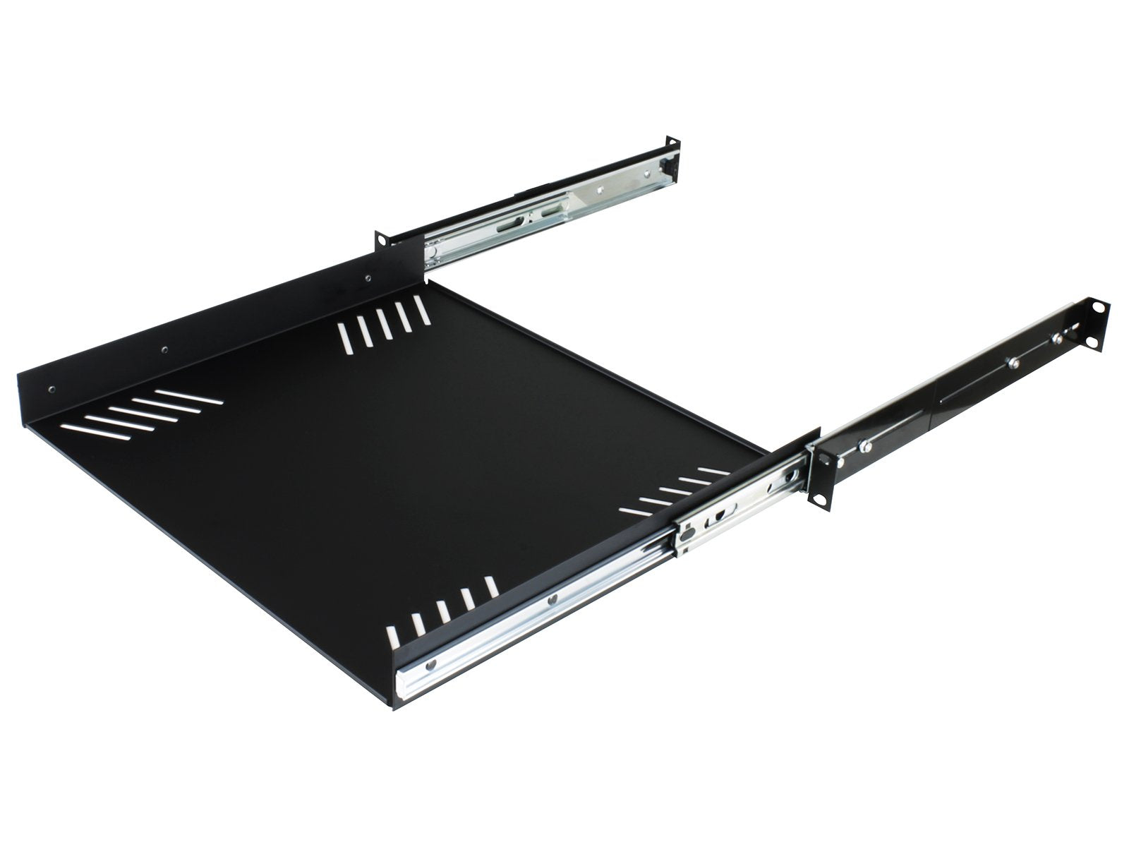 Penn Elcom R1290/1U Sliding Rack Tray (Audio, Av, It, Dj) Equipment Shelf For 1 Rack Space Up To 15 Inch Deep