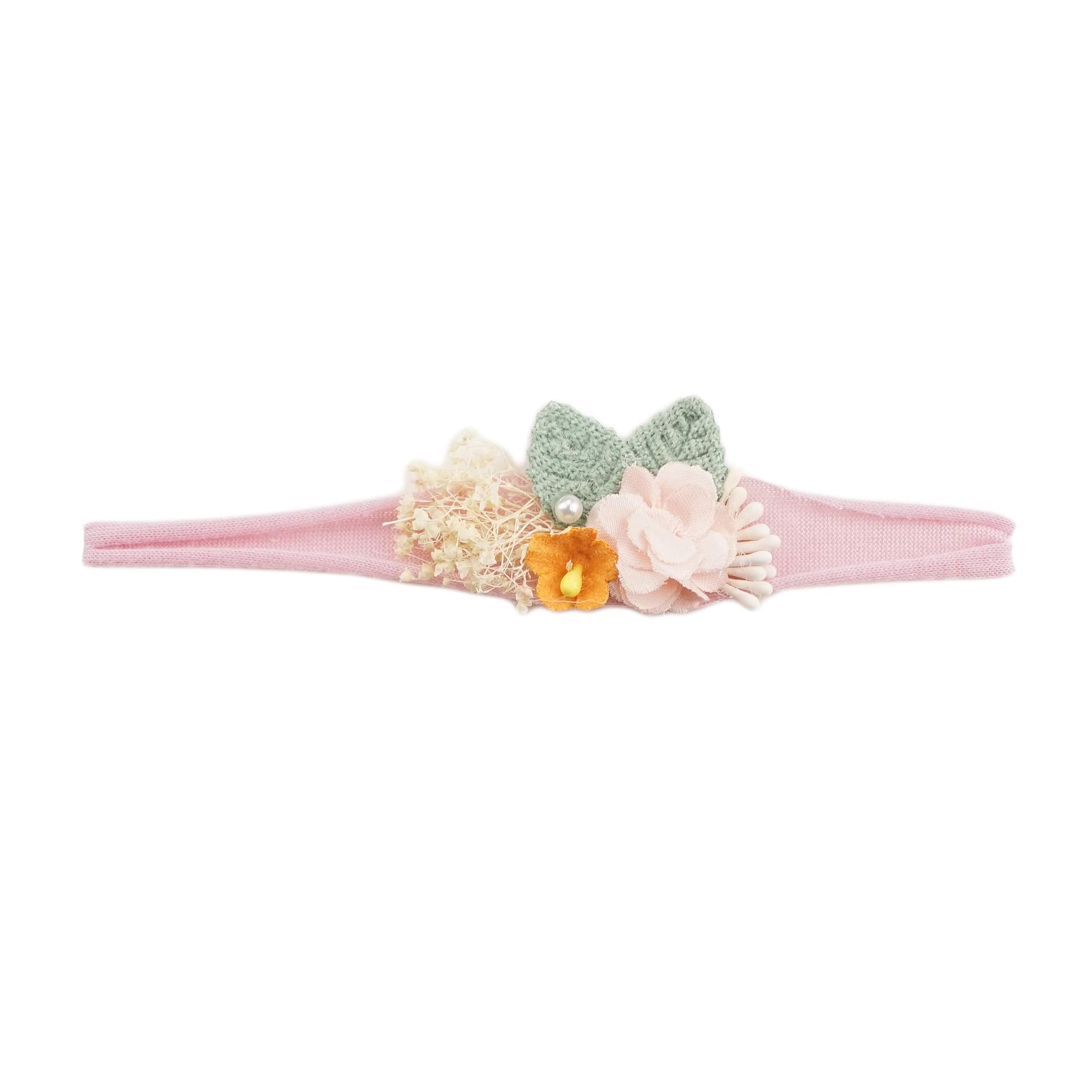 Zeroest Baby Photography Props Headband Newborn Girl Hair Accessories Photo Shoot Outfits Infant Flower Headdress (No.16)