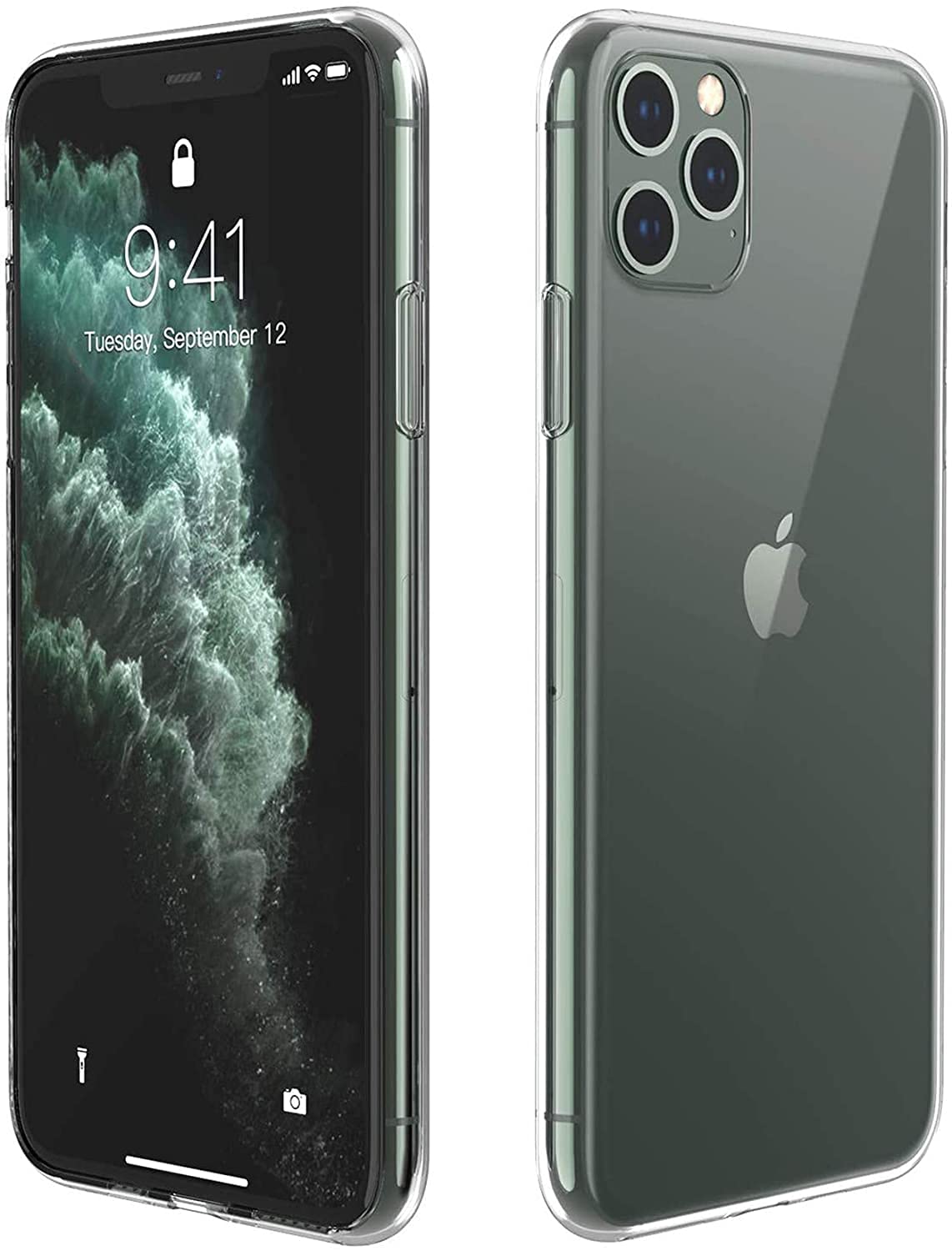 Temdan Designed For Iphone 11 Pro Max Case, Clear Case Military Grade Protection Magnetic Kickstand Case 6.5 Inch Clear
