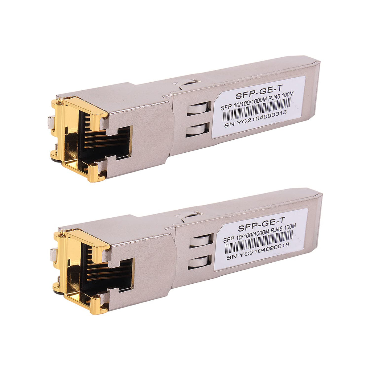 2Pcs 1000Base T Gigabit Sfp To Rj45 Copper Ethernet Modular Transceiver For Cisco,Meraki,Ubiquiti,D/Tp Link,Supermicro,Netgear,B