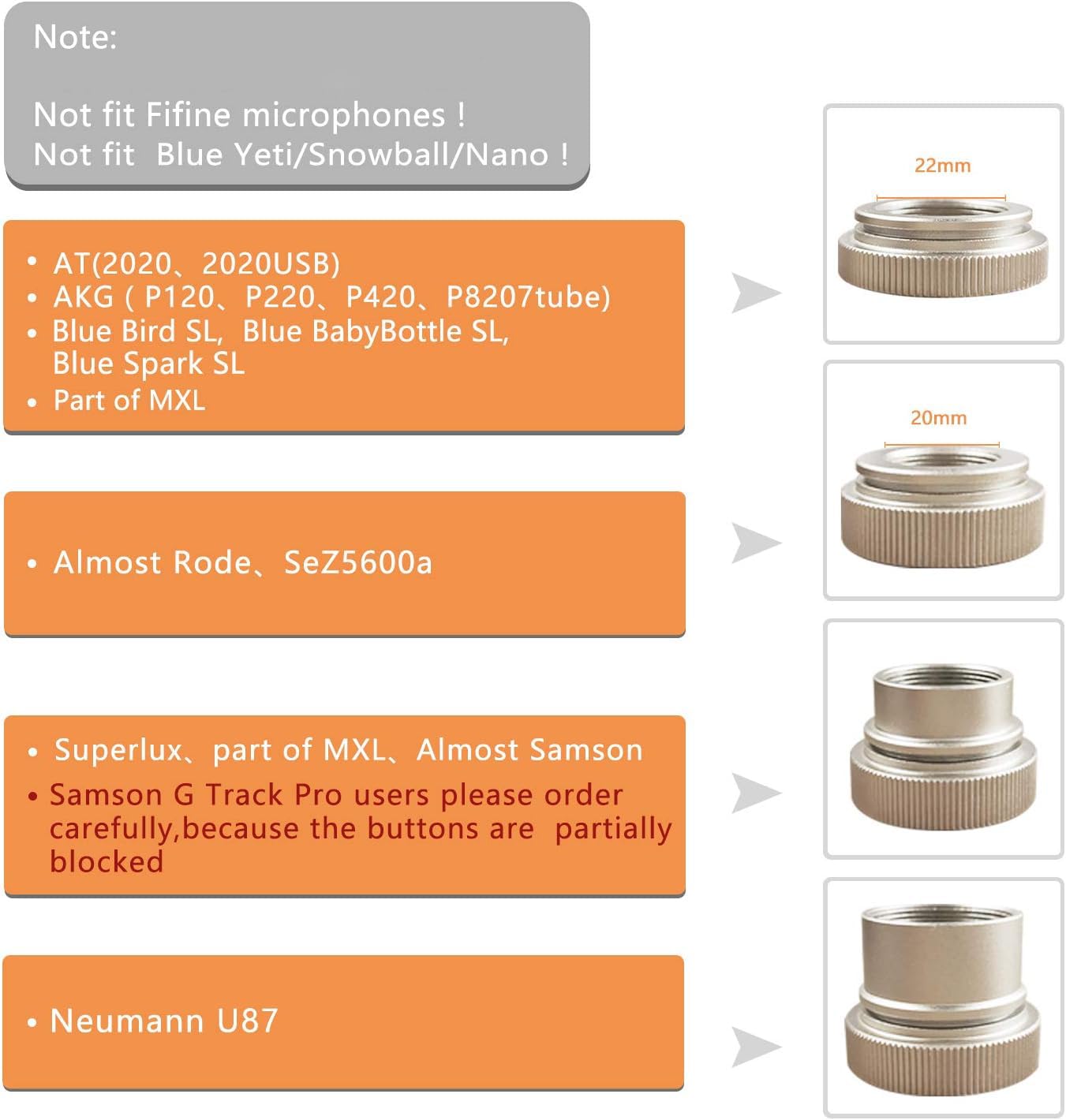Boseen Microphone Shock Mount Mic Holder   Anti Vibration Spider Shockmount Compatible With Many Condenser Mics Like At2020 Mxl